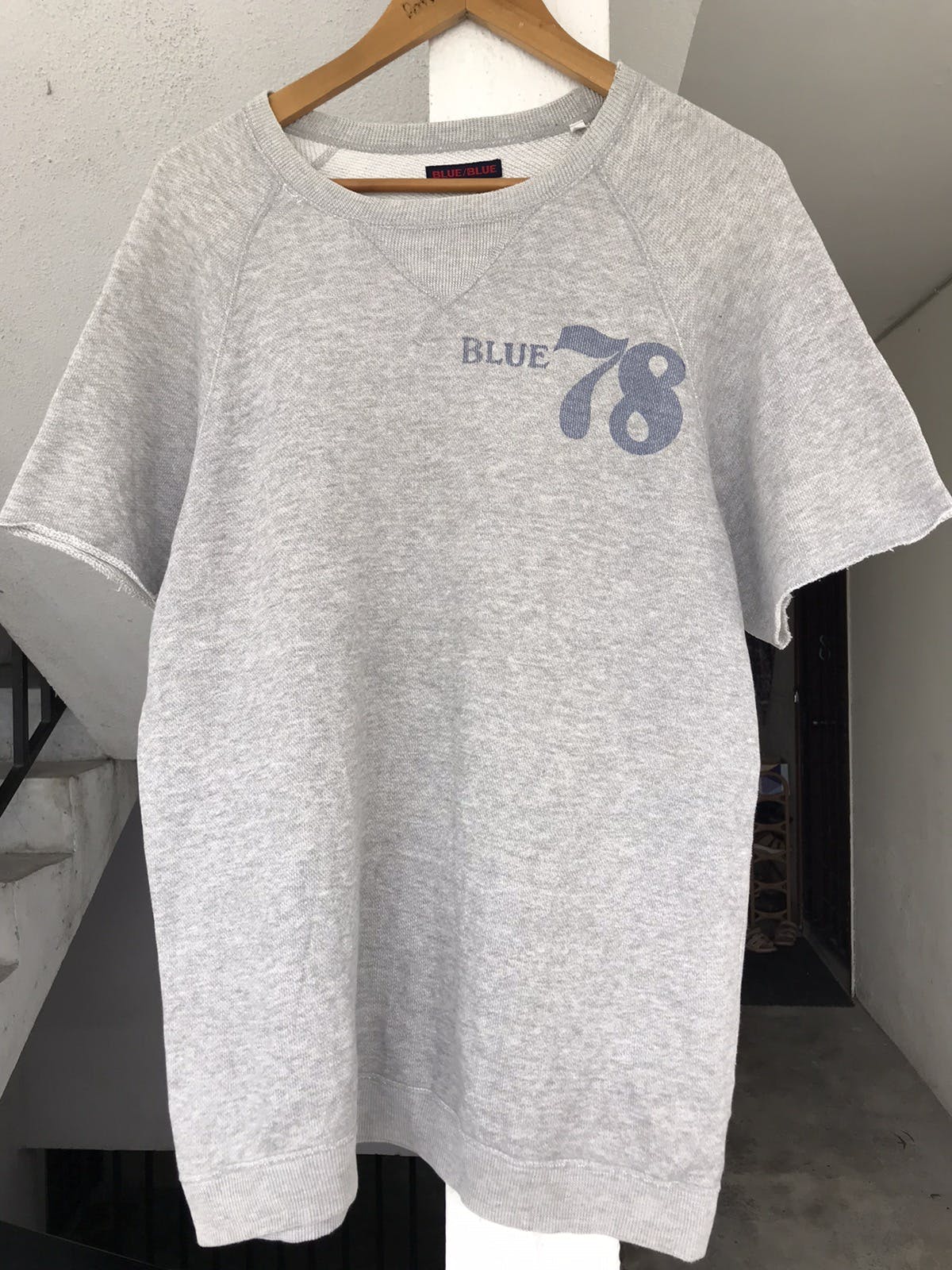 Blue Blue Japan Sleeve Cut Sweatshirt - 5