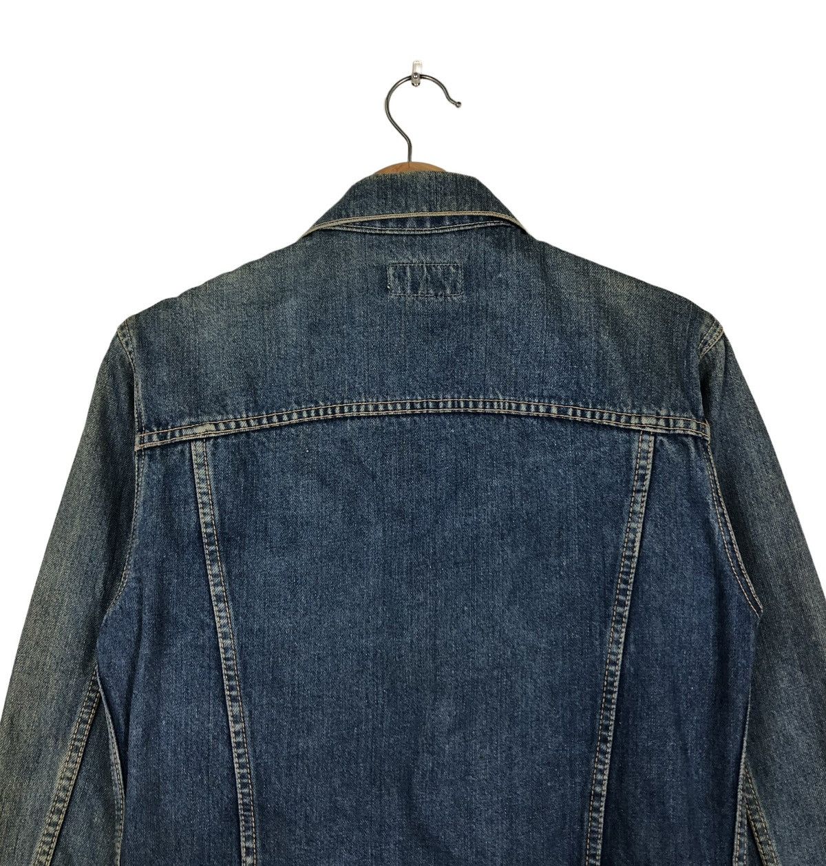 🔥VINTAGE CROPPED DENIM TRUCKER JACKET EDWI - 9