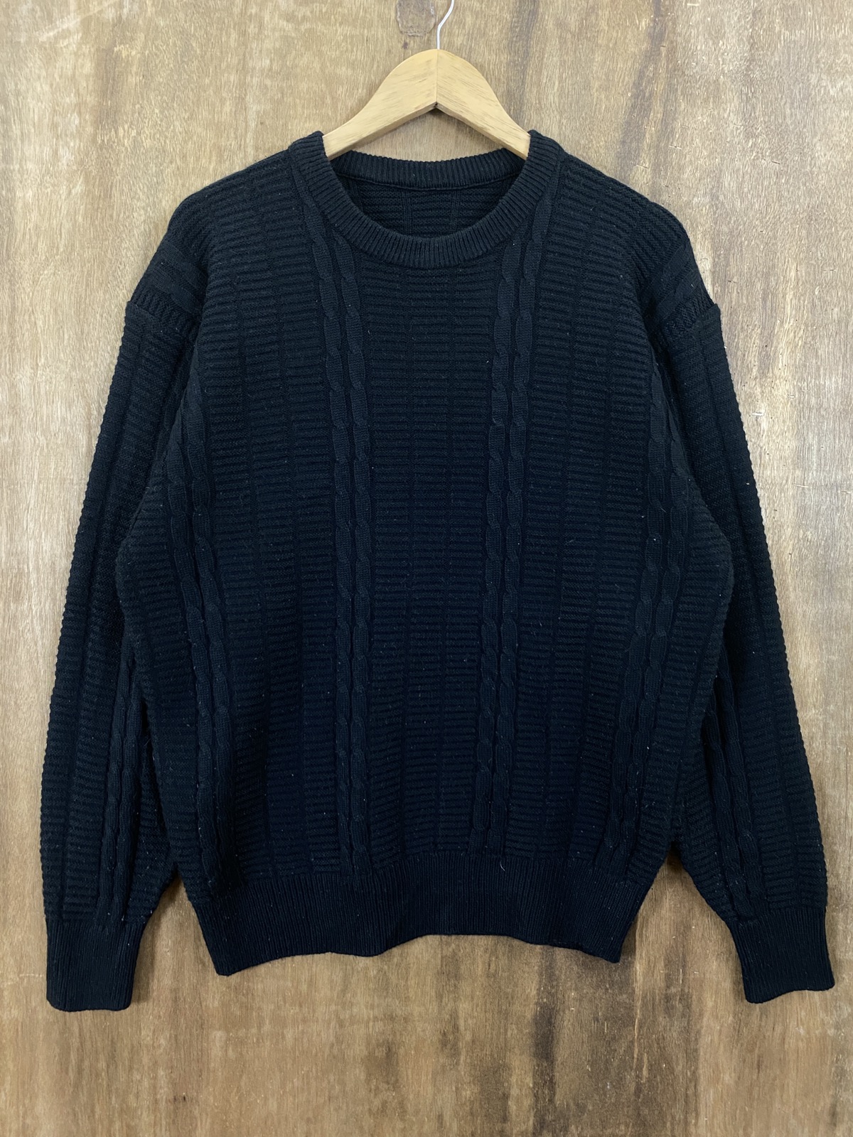 Japanese Brand - Japanese Brand Black Knit Sweaters #1587 - 1