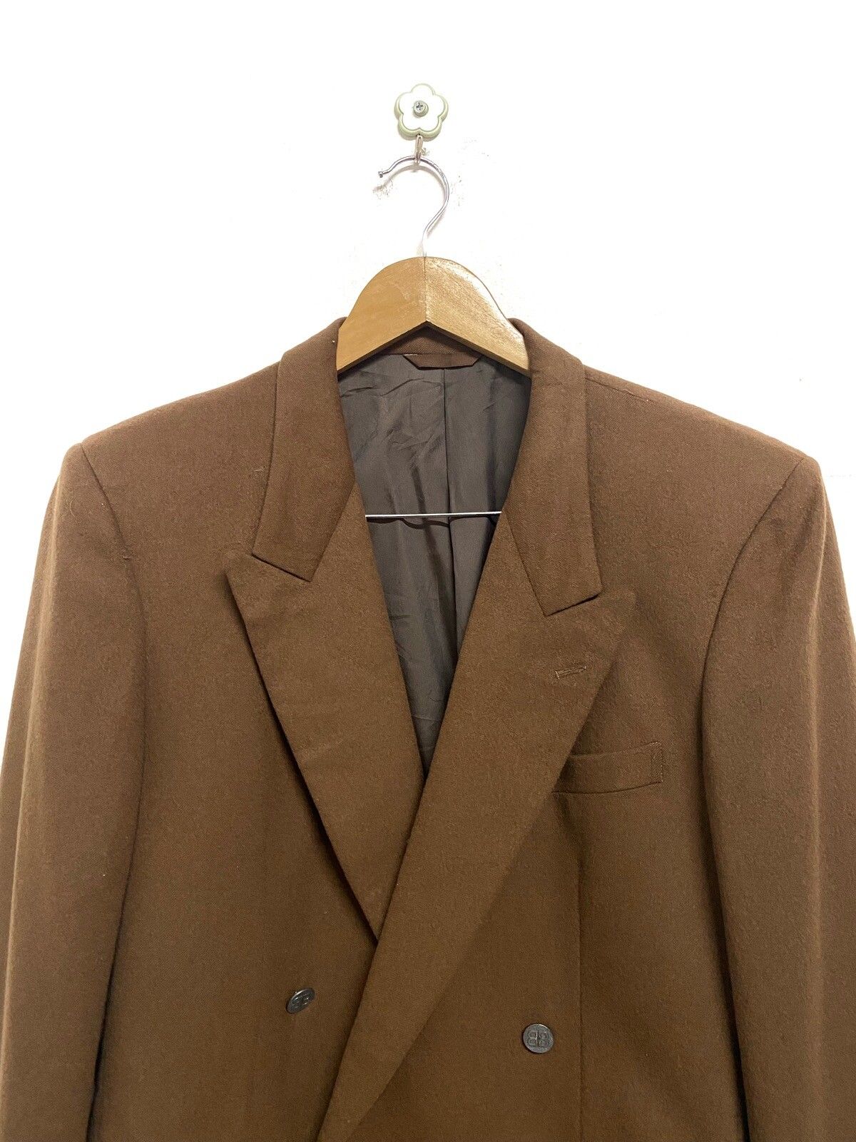 Vintage Balenciaga Cashmere Blazer Suit Jacket - 2