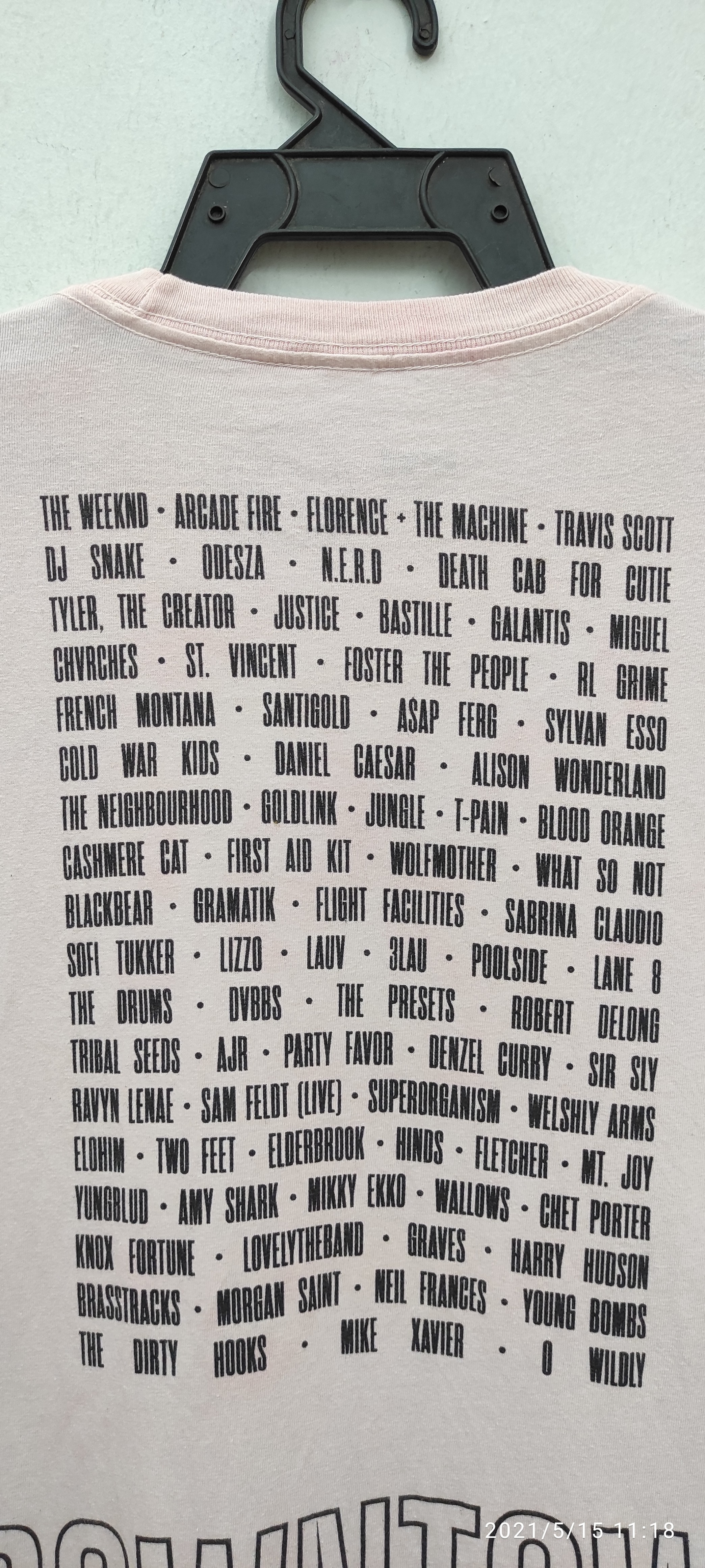 Tour T Shirt - LIFE IS BEAUTIFUL MUSIC AND ART FESTIVAL 2019 DOWNTOWN LAS VEGAS - 8