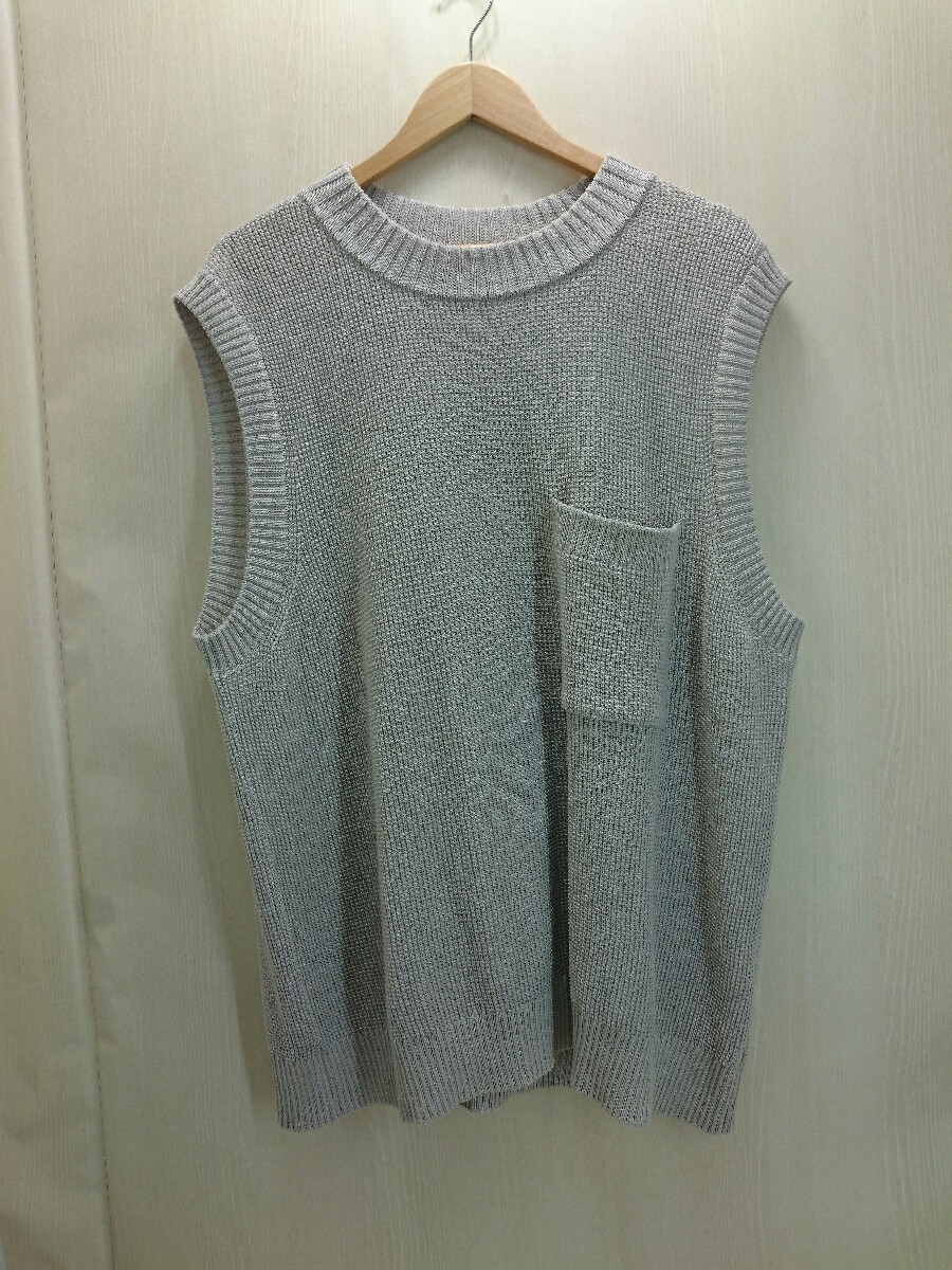 Japanese Brand - wellder vest size 4 cool grey - 1