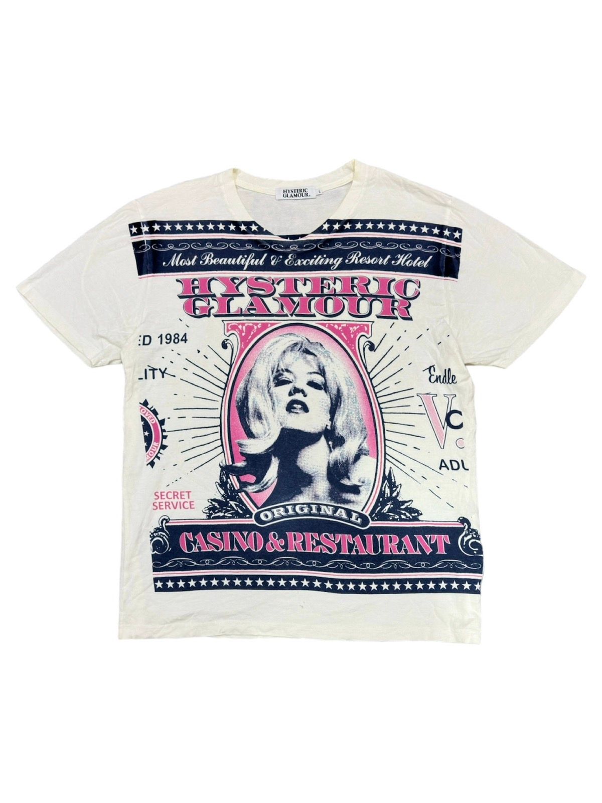 Hysteric Glamour Secret Service Girl Full Print Tshirt - 1