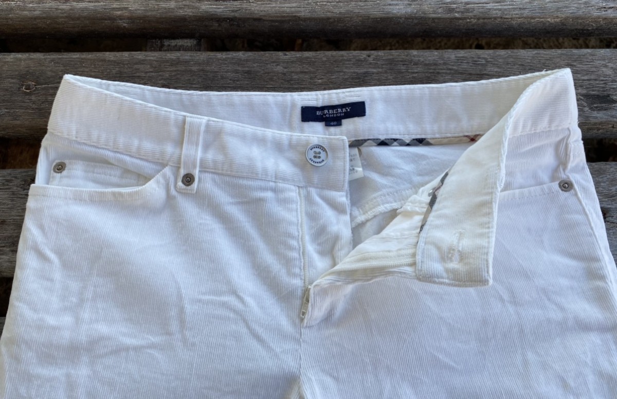Burberry London Denim Corduroy Pants Made in Japan - 15