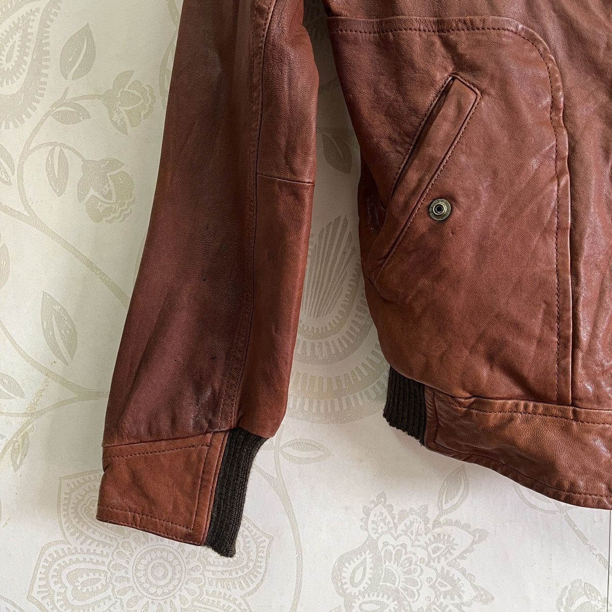 Seditionaries - Bondage Pas De Calais Sheepskin Leather Jacket Size 38 - 9