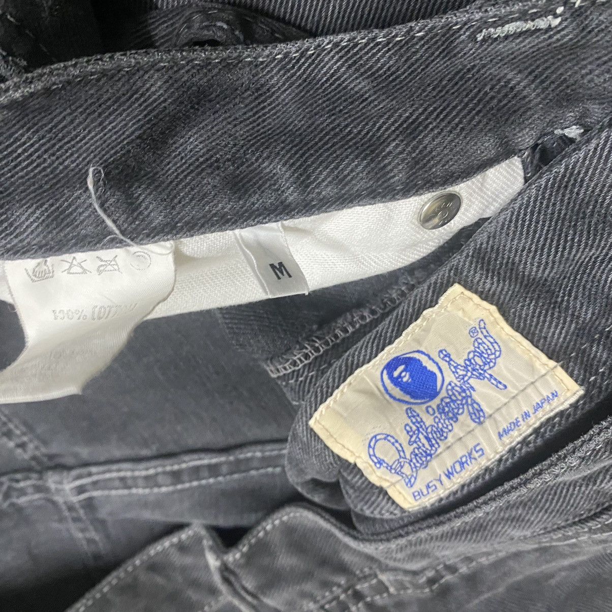 Vintage Bape Denim Selvedge Jeans Head Logo - 18