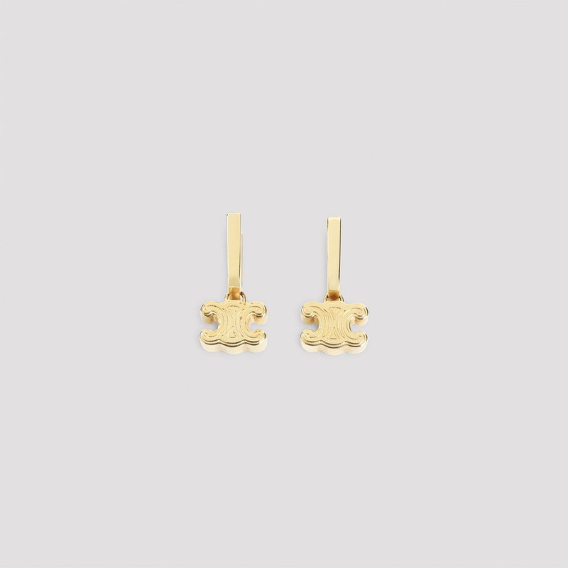 Celine Celine Chunky Triomphe Earrings (OS UNICA) - 1