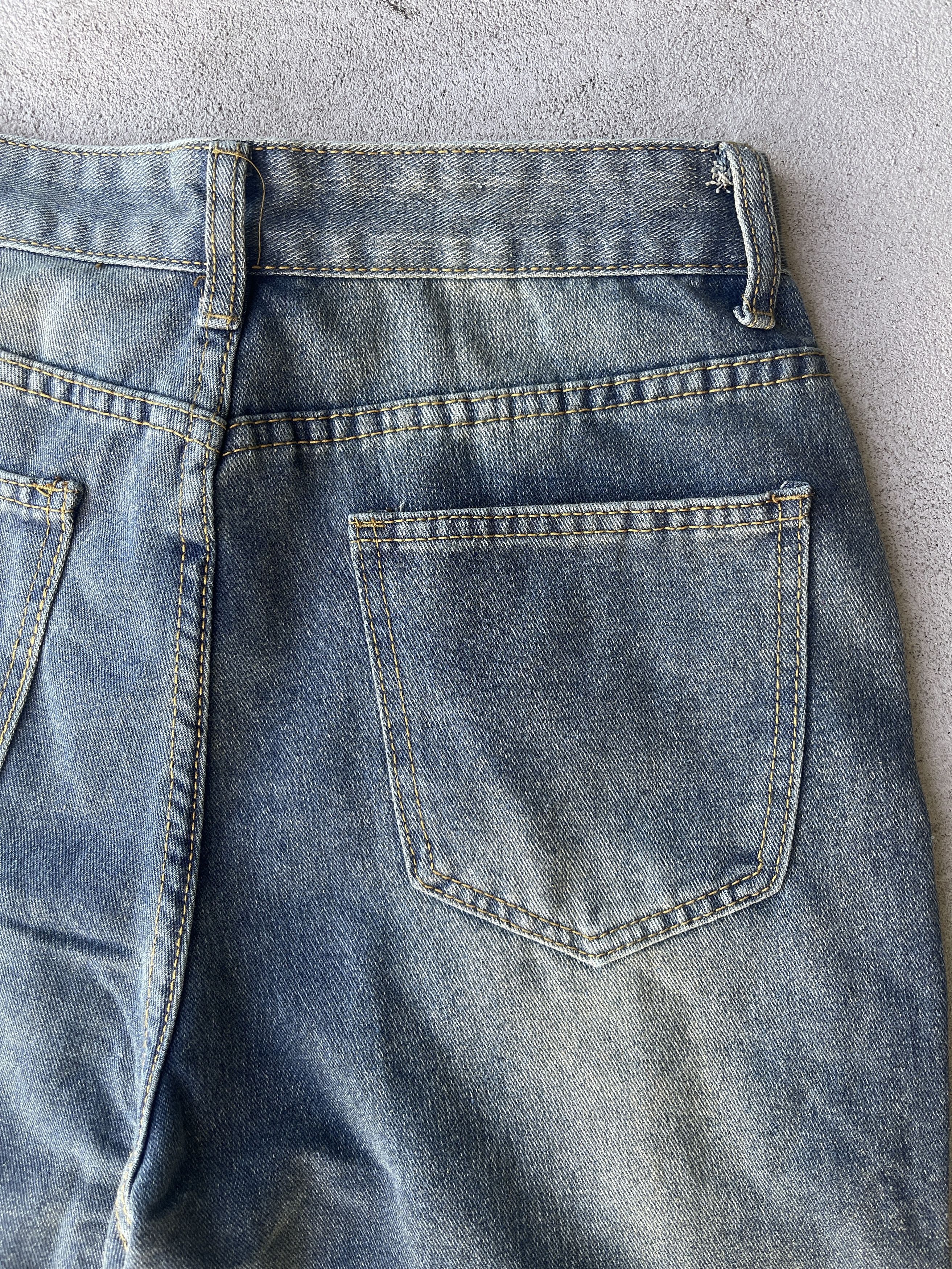 Vintage 2000s Japanese Americana Worker Denim Jeans - 4