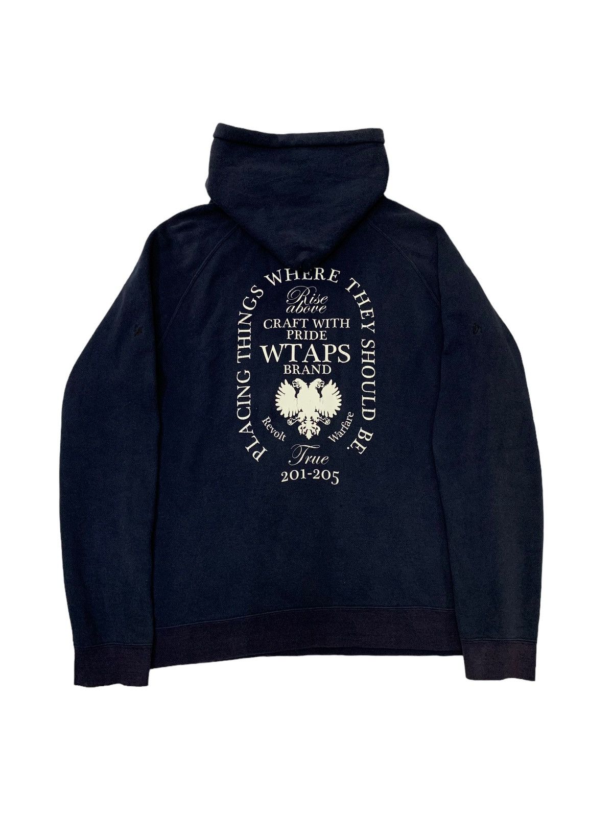 🔥WTAPS NAVY PULLOVER HOODIE - 1