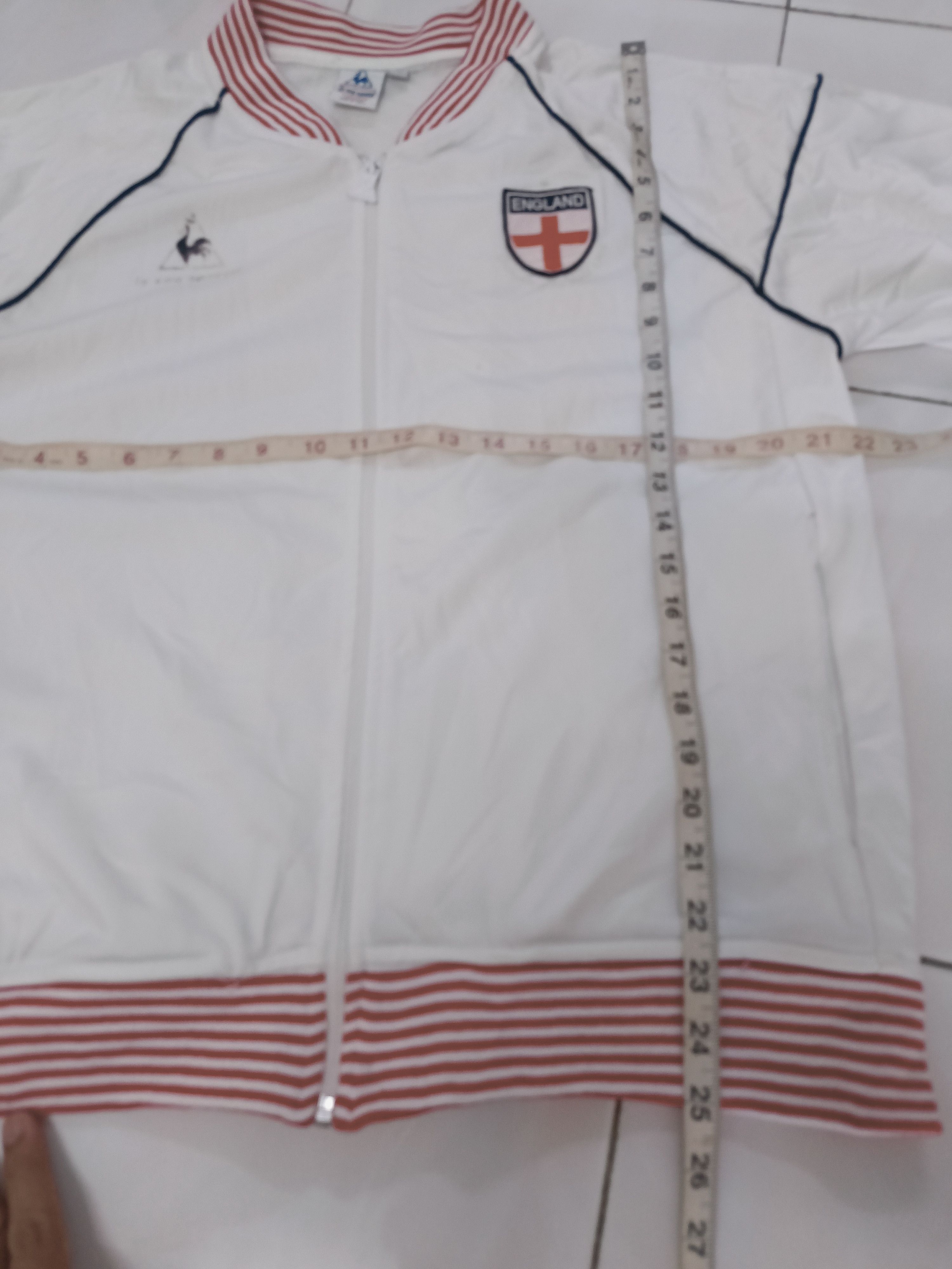 Le Coq Sportif - Classic England Soccer Team track Jacket - 7