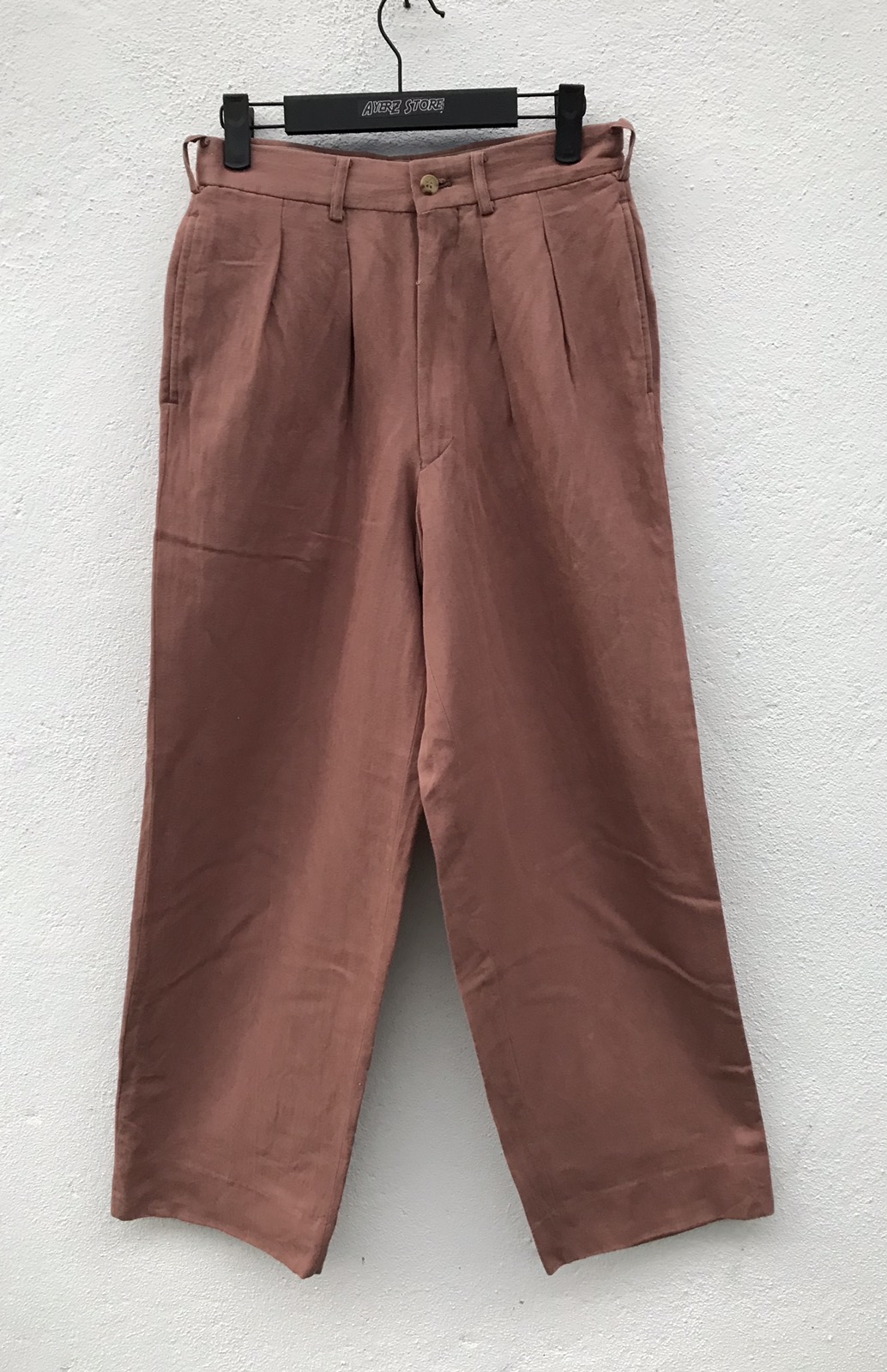 Nigel Curtiss Baggy Designer Wool Pants Made In Japan - 1