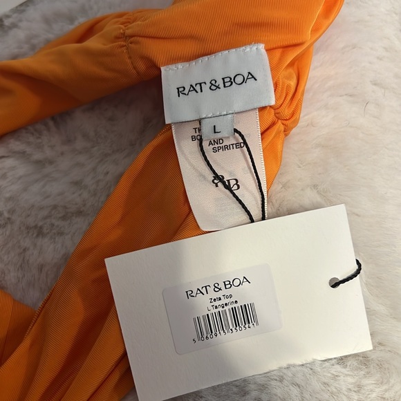 Rat & Boa Oriana Skirt & Zeta Top in Orange - 7