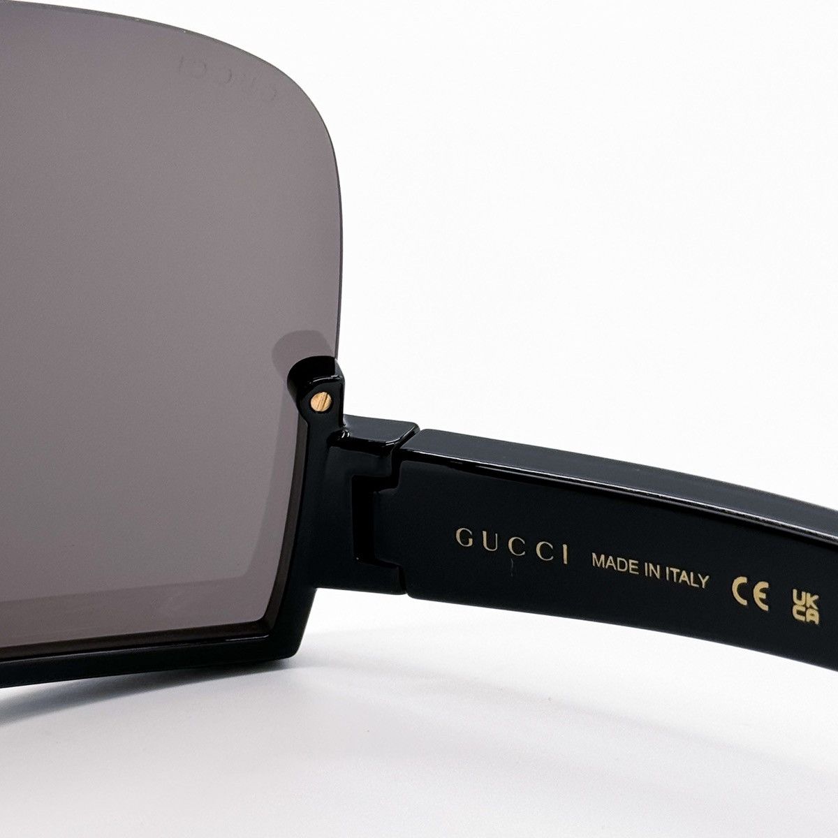 NEW GUCCI GG1631S 004 OVERSIZED BLACK UNISEX SUNGLASSES - 11