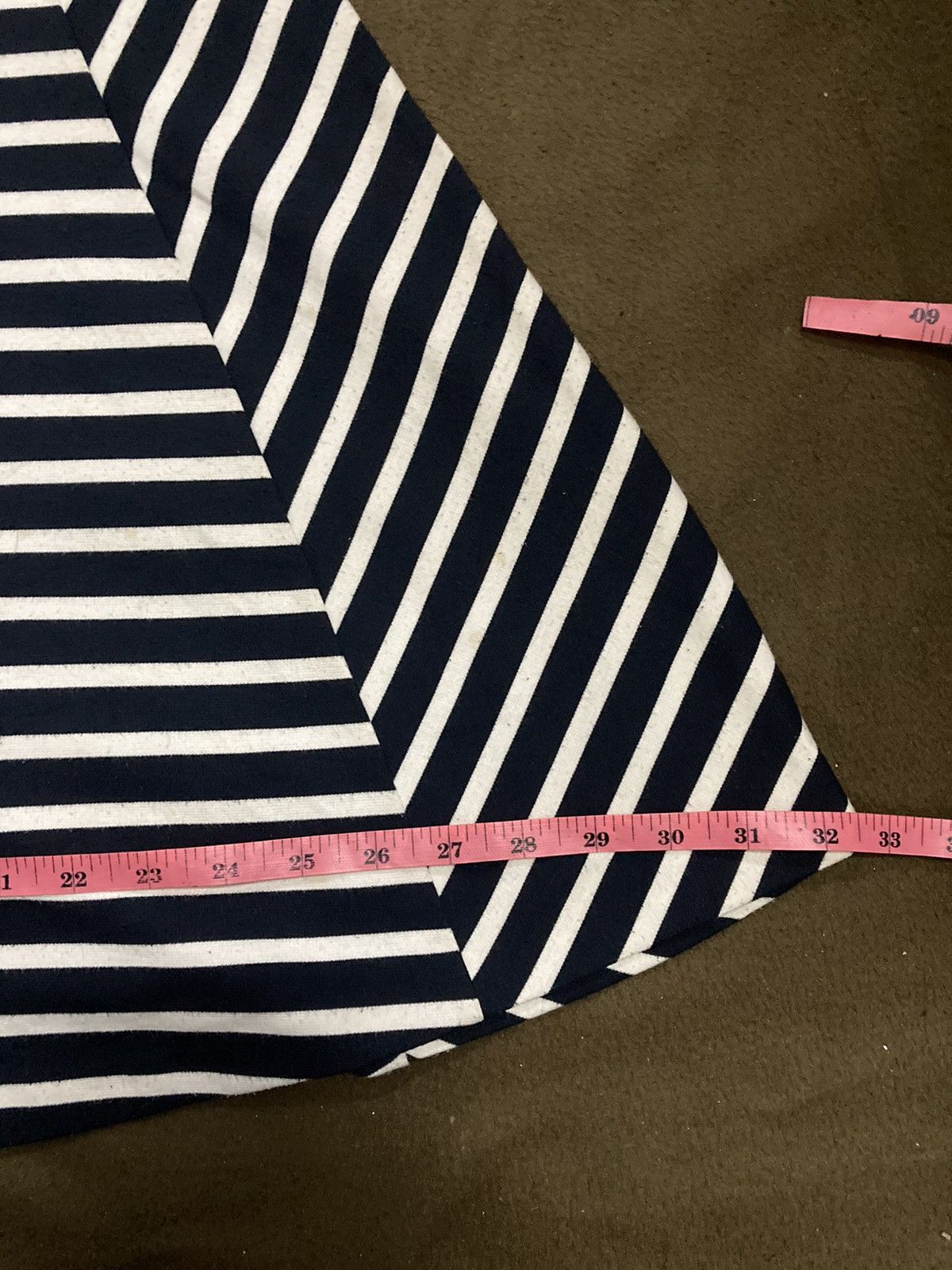 Michael Kors Sleeveless Striped Front Zip A Line Women Dress - 19
