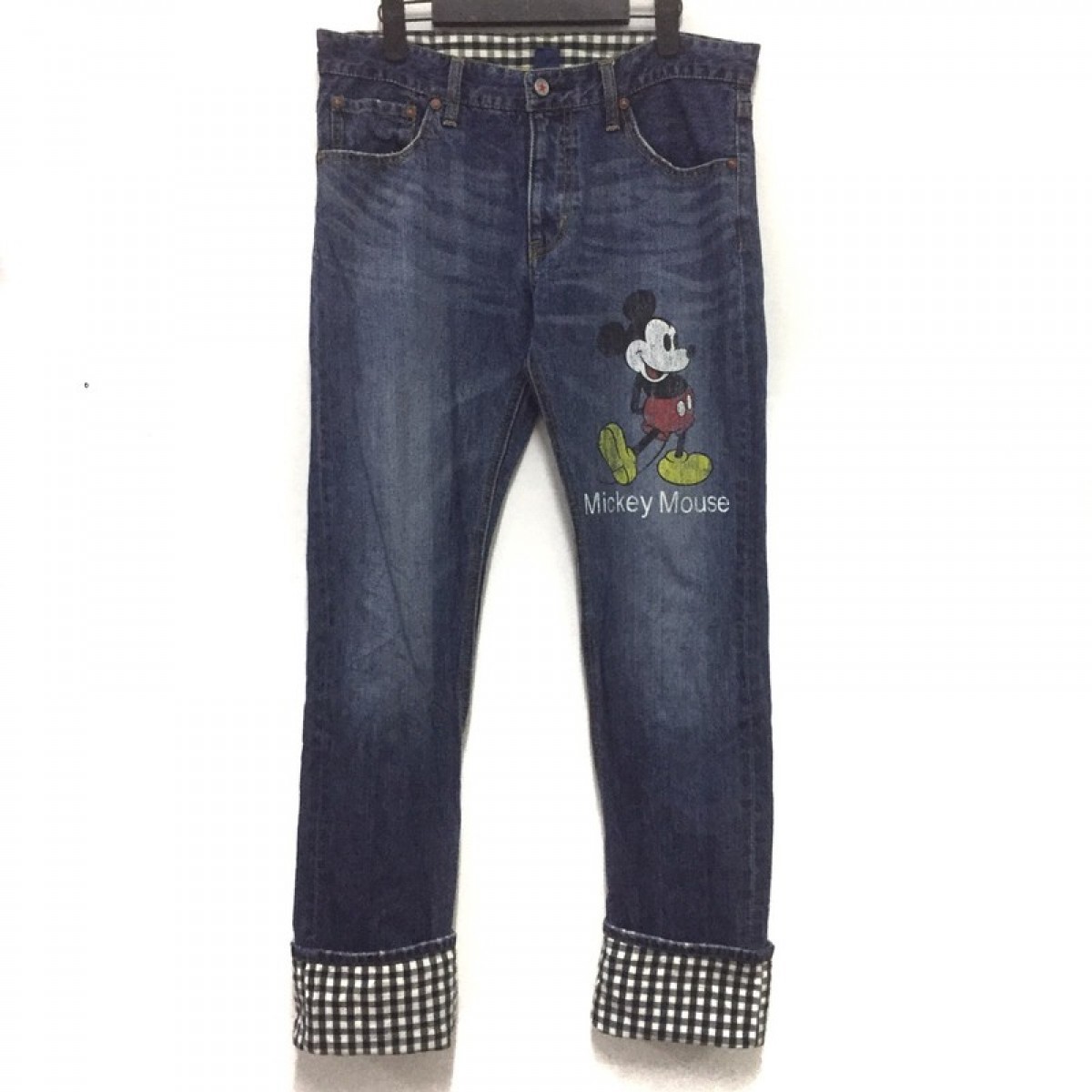 Mickey Mouse - Rare jeans mickey mouse print vintage style - 2