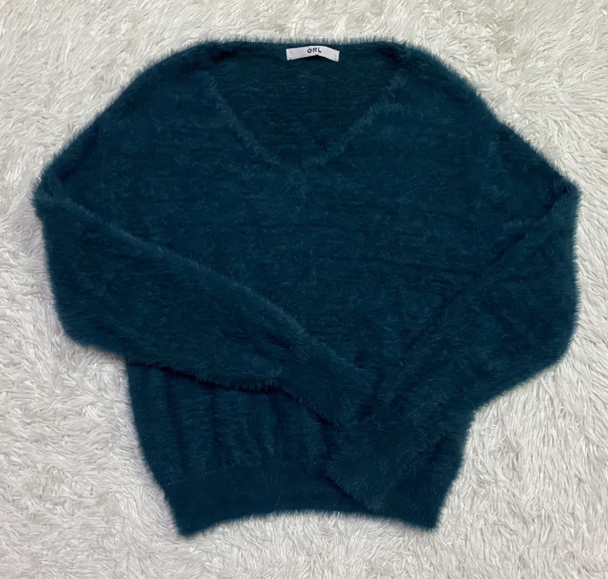 Street Fashion - GRL Luxury Cozy Nylon Fuzzy Cardigan Sweater Pullover - 3