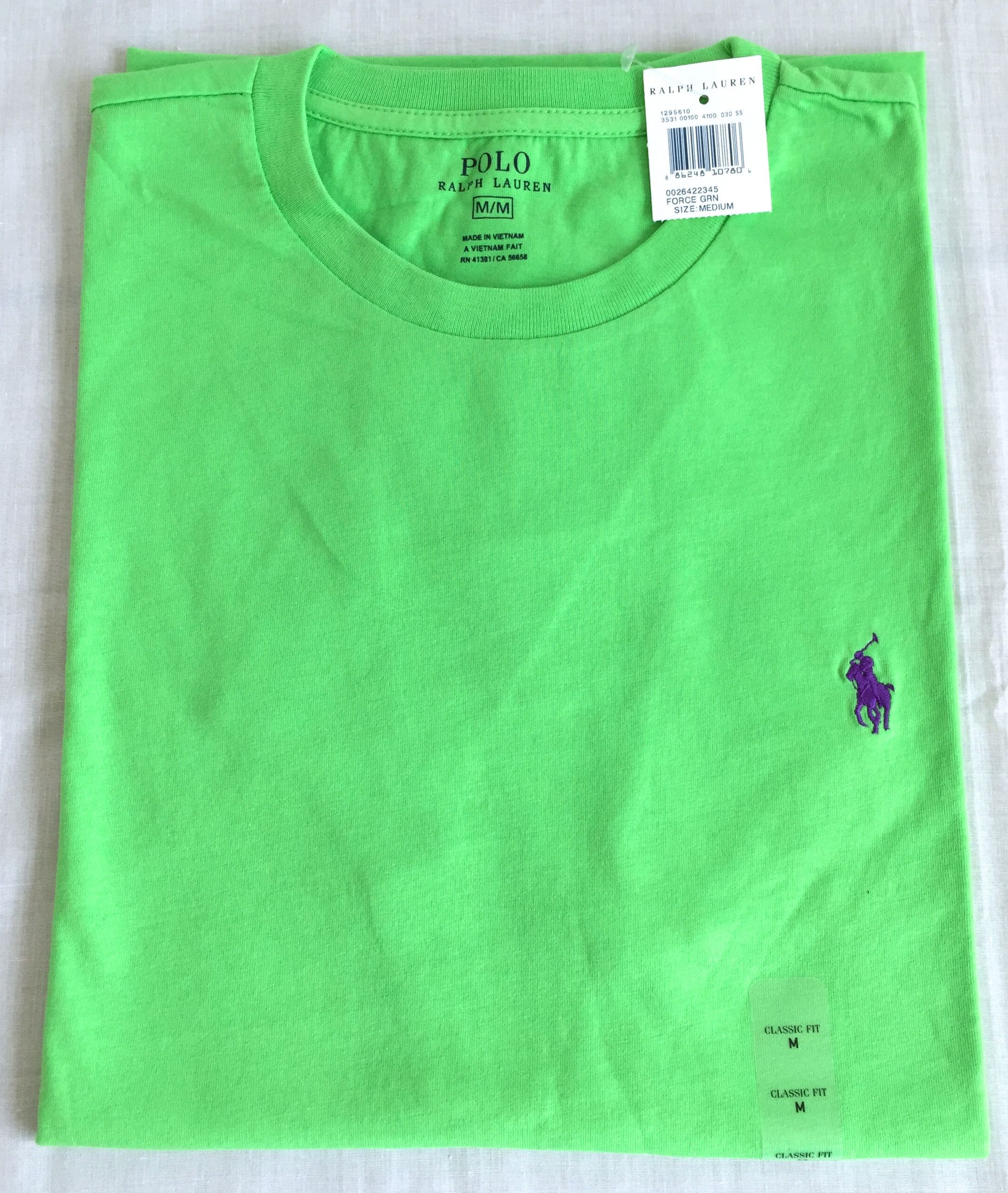 Polo Ralph Lauren - Lime Green Pony Logo T-Shirt NWT - 1