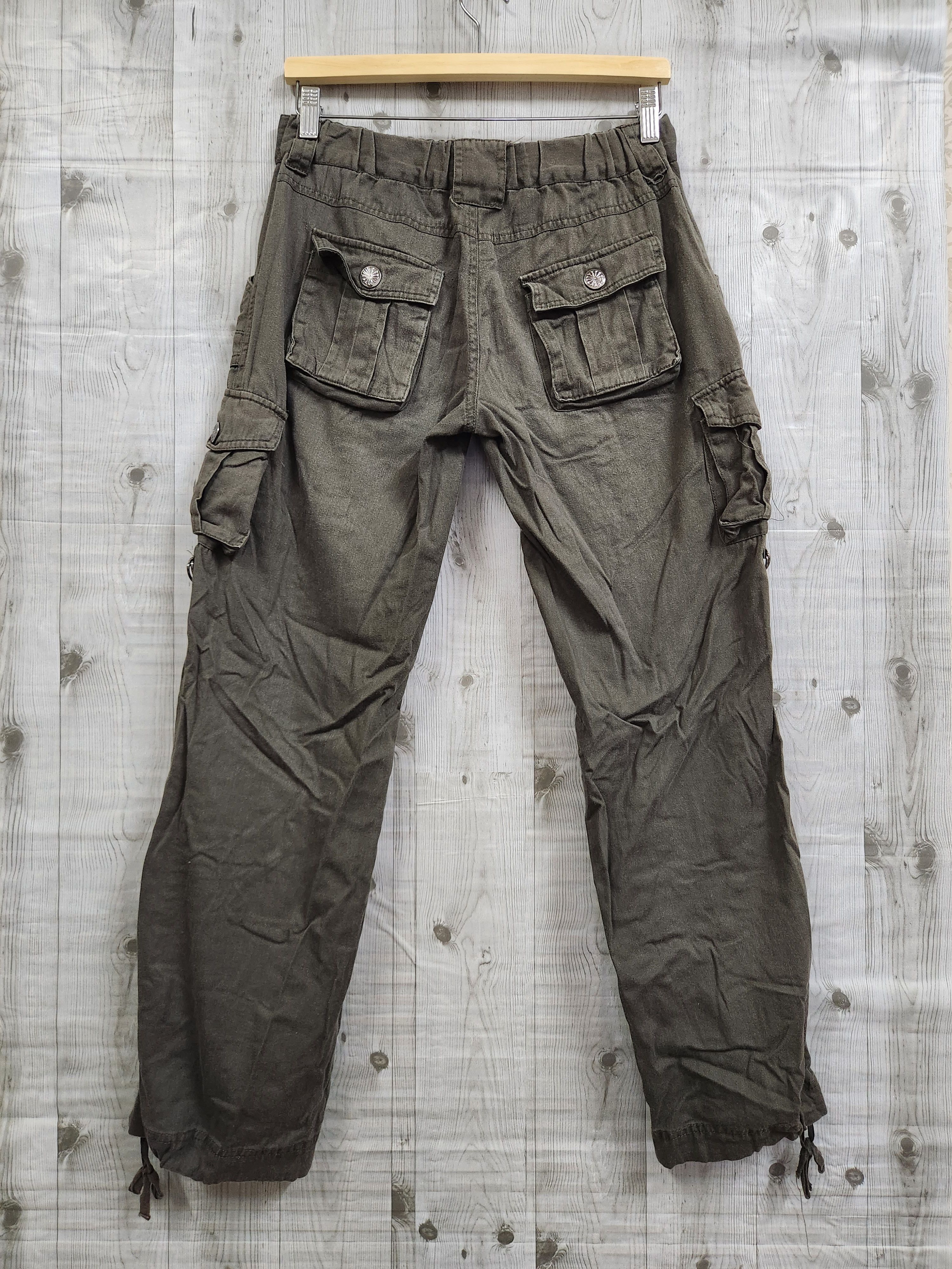 Japanese Brand - Double Focus Tactical Cargo Pants Drawstring Leg - 8