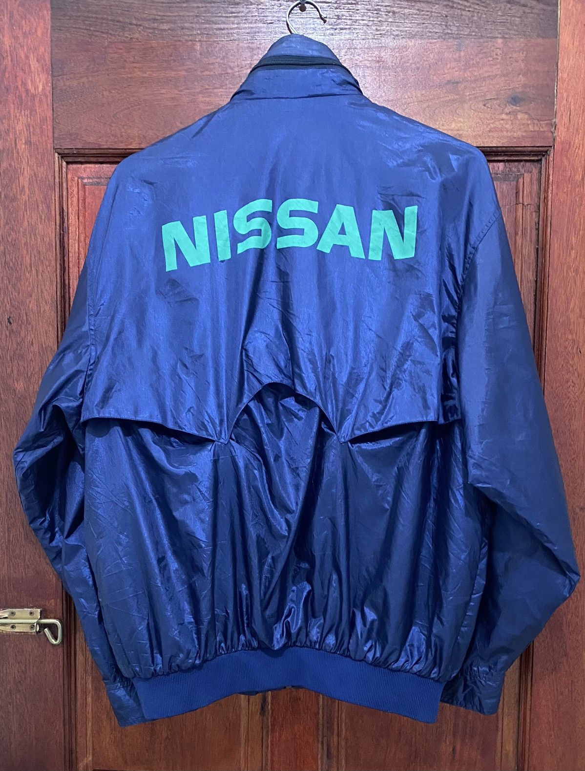 Sports Specialties - Vintage Nissan Bomber Jacket Hidden Hoodie - 1