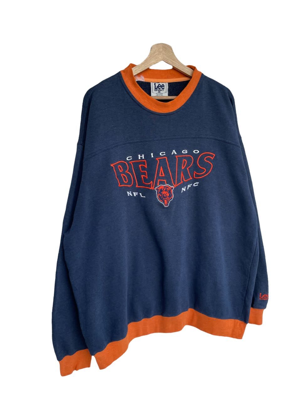 Vintage Chicago Bear Spell Out Logo Baggy Sweatshirt - 3