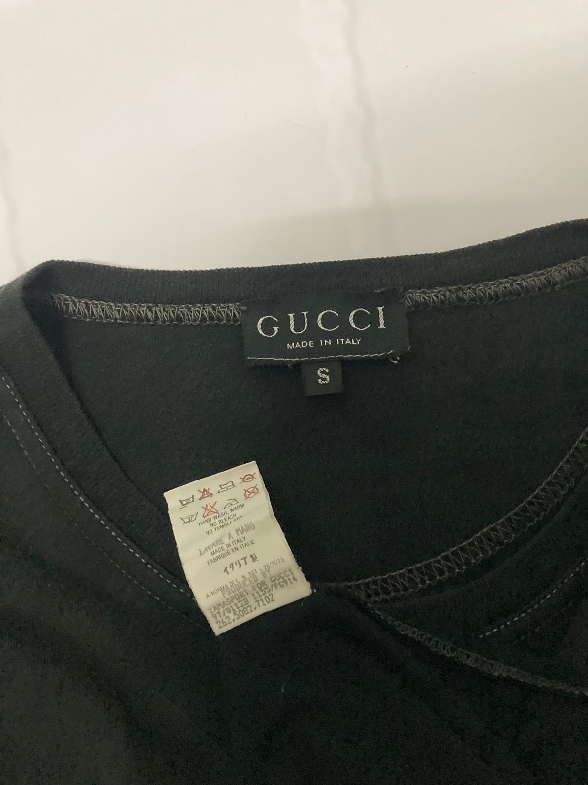 Gucci Embroidery Big Logo Shirt Made in Italy - 19