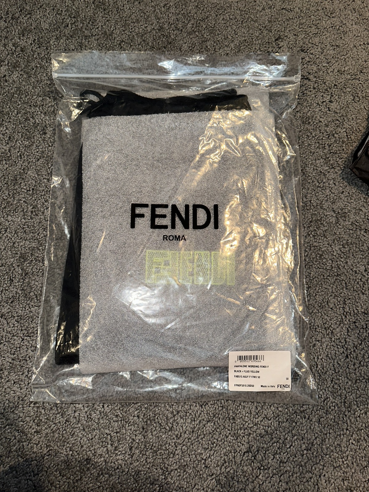 Fendi Mesh Logo Sweatpants - Size 50 - Brand New With Tags! - 2