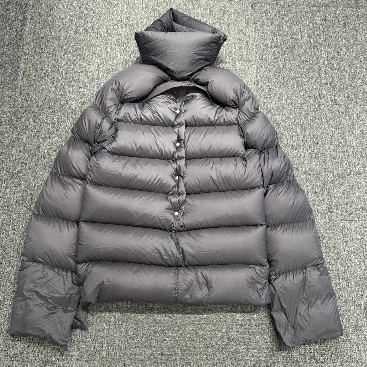 Rick Owens Purple Oversized Down Jacket - 1