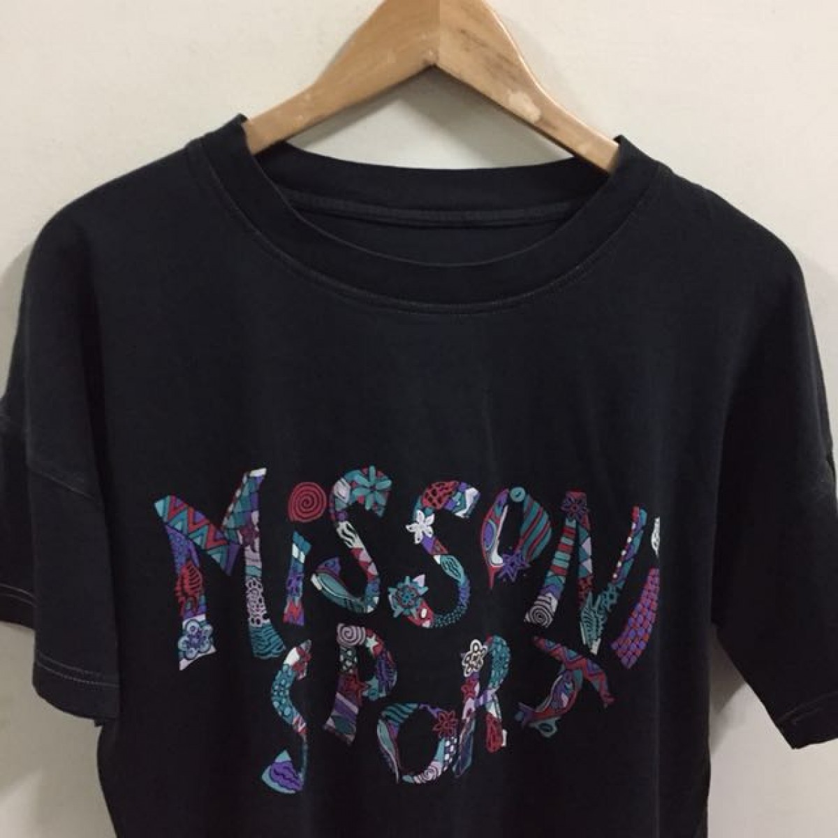 Missoni Sport Shirt Size M medium Blacks - 2