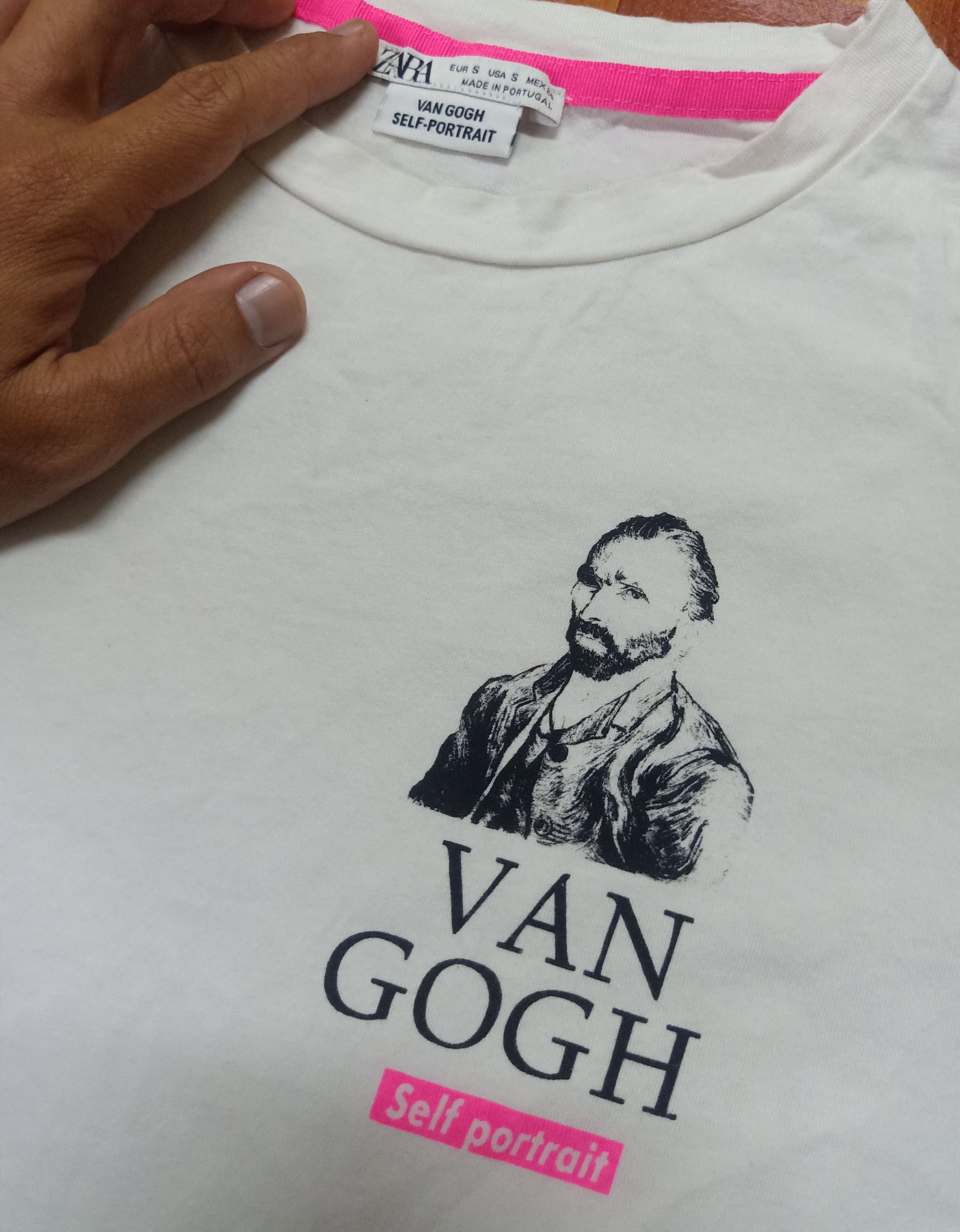 Zara - Van Gogh portrait backhit tee - 4