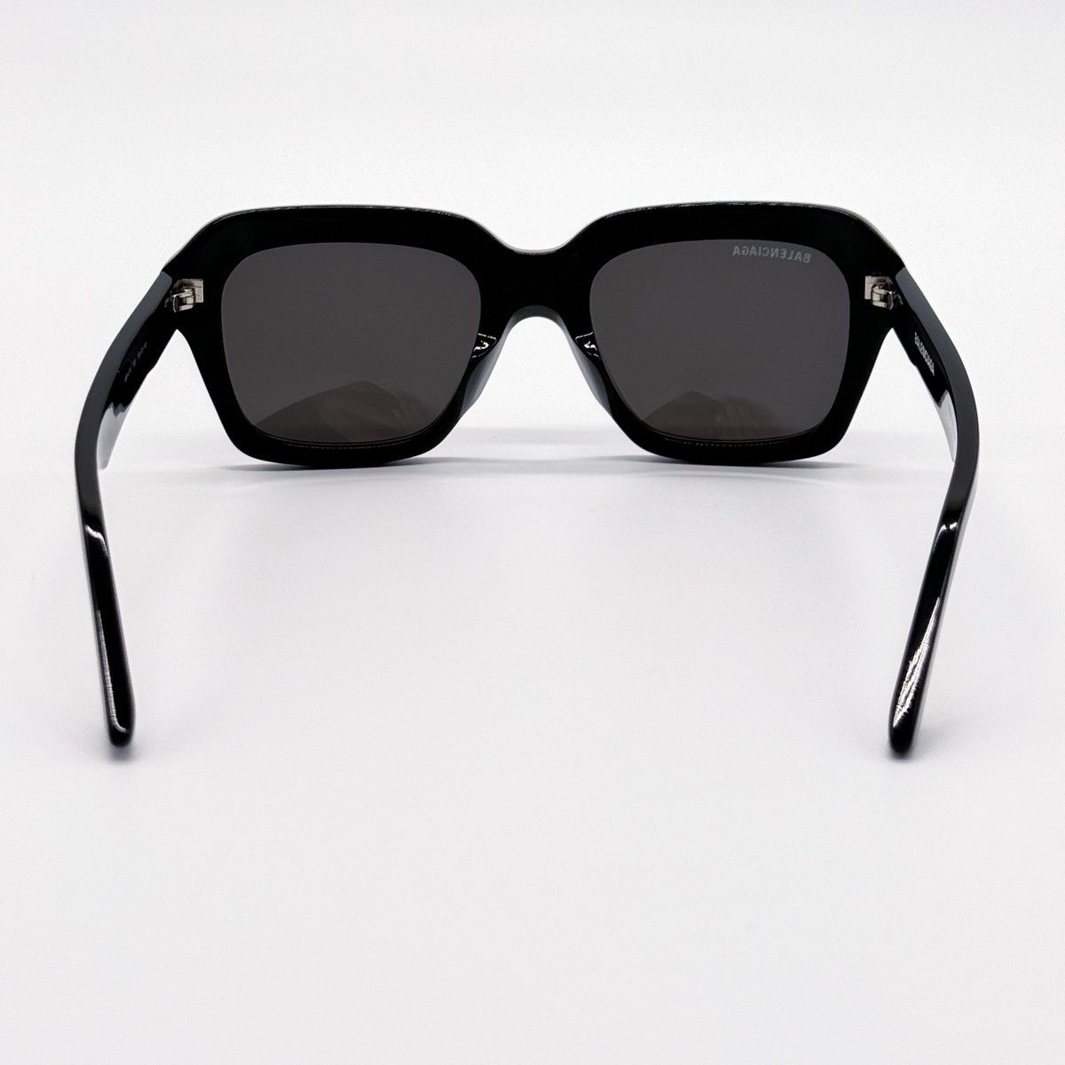 NEW BALENCIAGA BB0127S 001 BLACK SQUARE WOMEN SUNGLASSES - 7