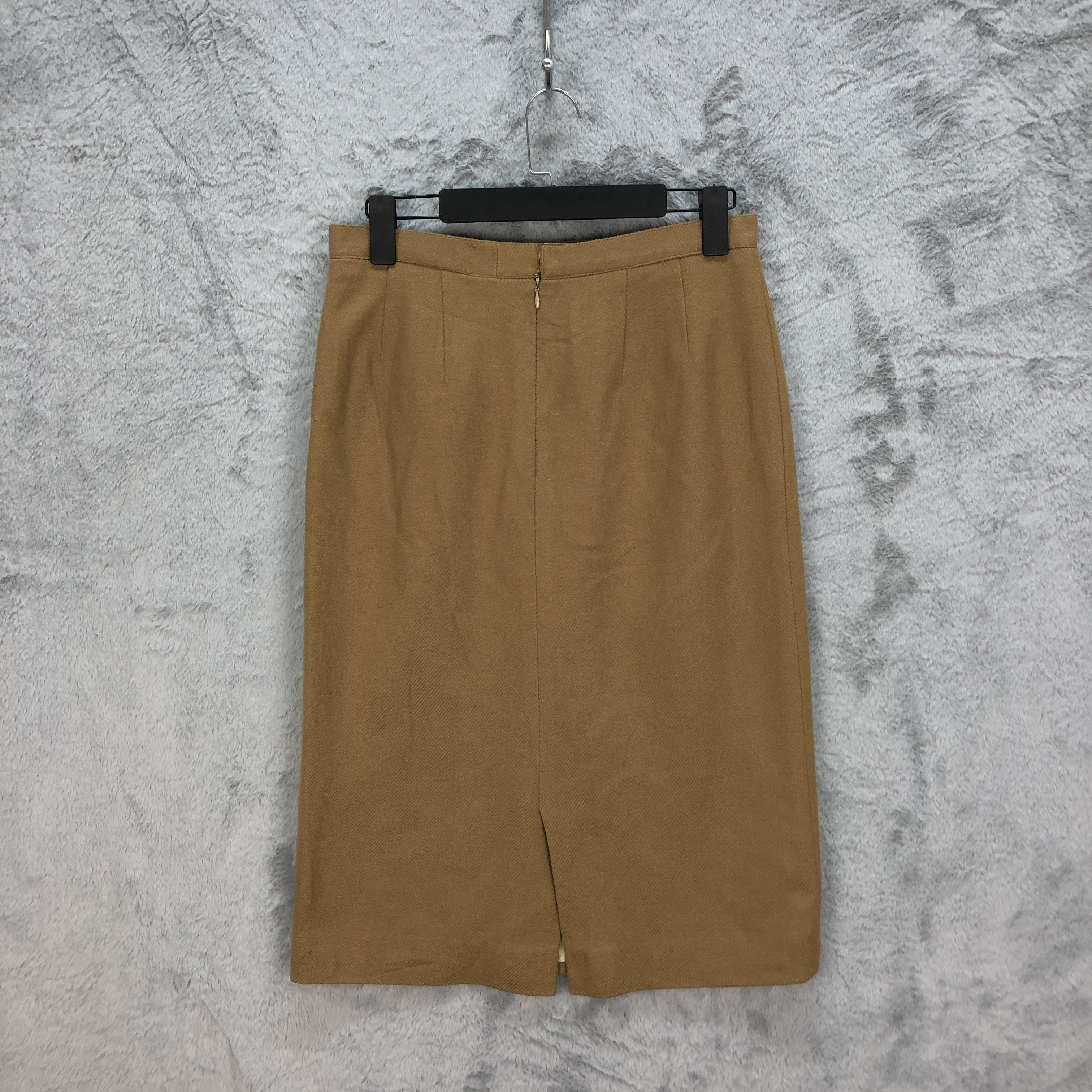 Vintage Burberrys Wool Mini Skirt #5092-40 - 7