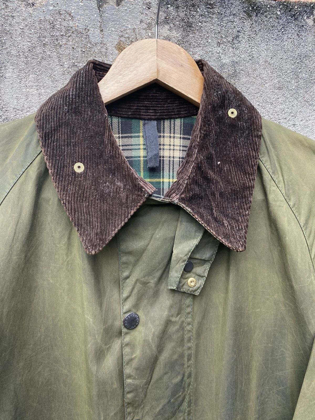 🏴󠁧󠁢󠁥󠁮󠁧󠁿 Barbour Beaufort Waxed Classic Jacket Made In England - 6