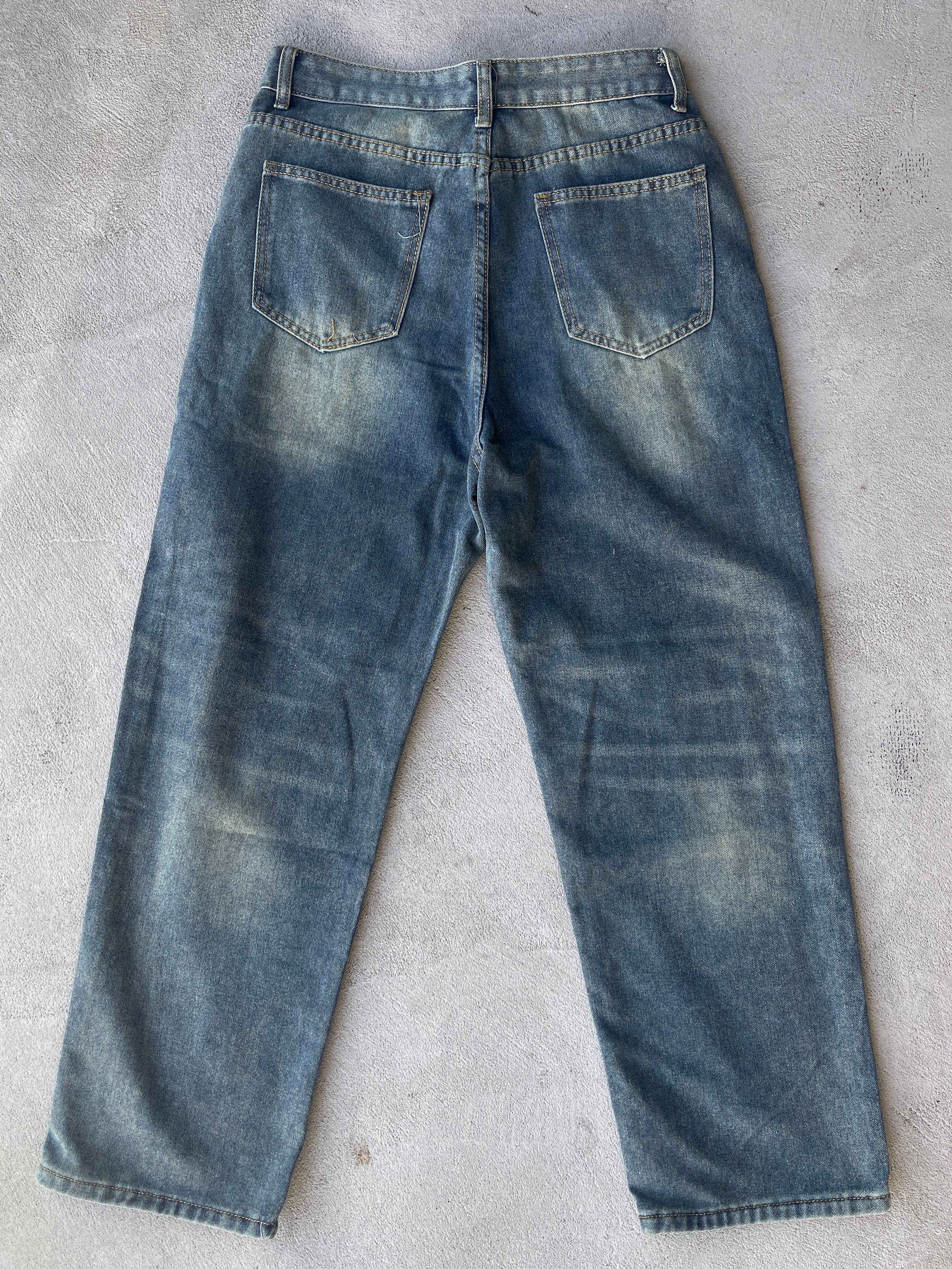 Vintage 2000s Japanese Americana Worker Denim Jeans - 5