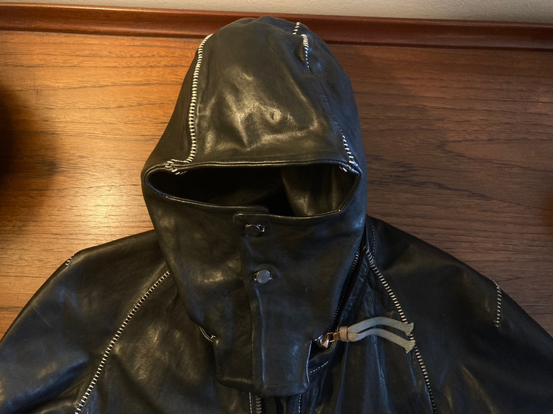 GRAIL J2 Horse w/ Hood Double Object Dyed Black - 1