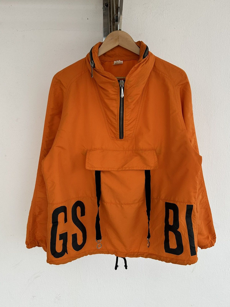 Bikkembergs Vintage Anorak Orange Jacket - 1