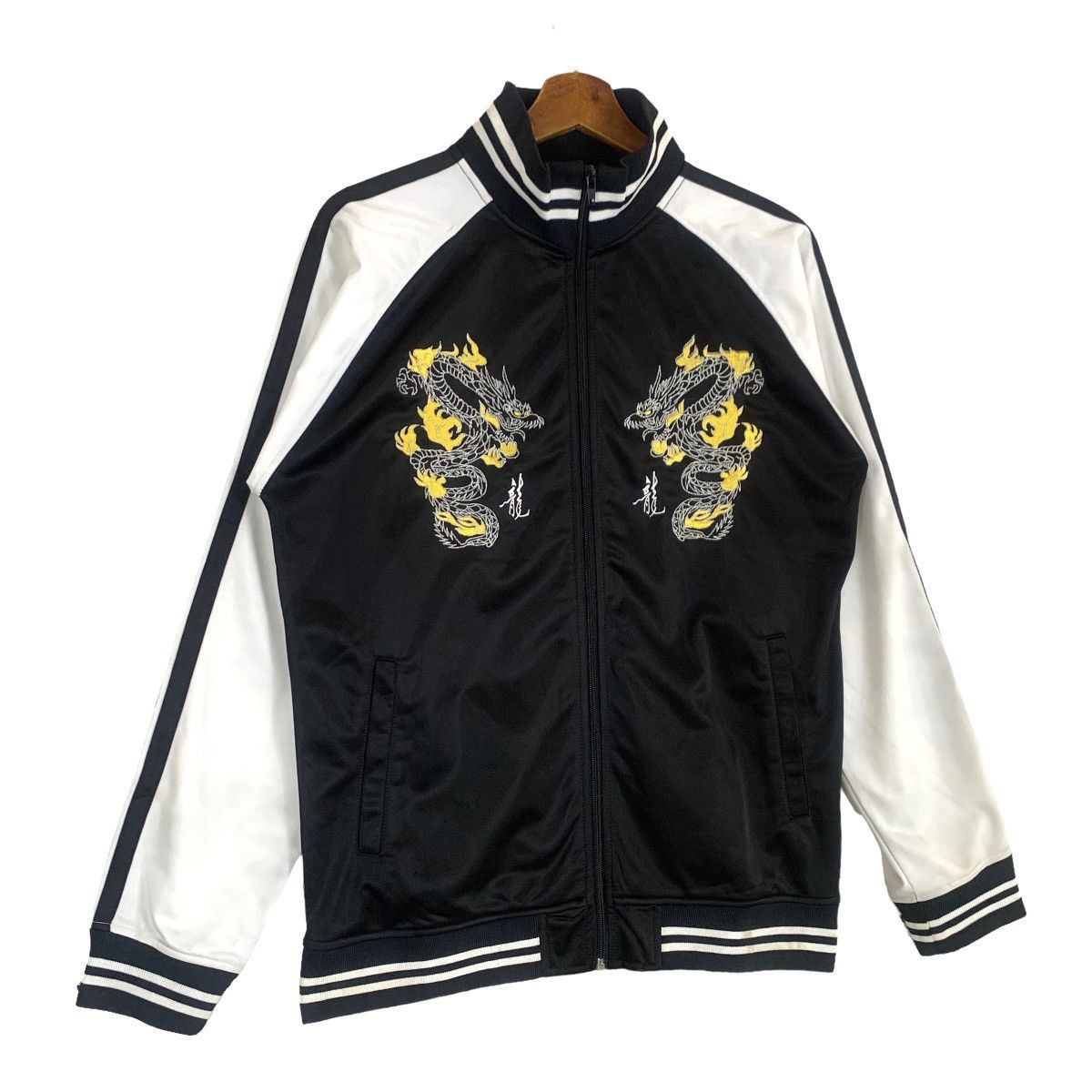 Vintage Cai Da Dragon Embroidery Sukajan Jacket - 3