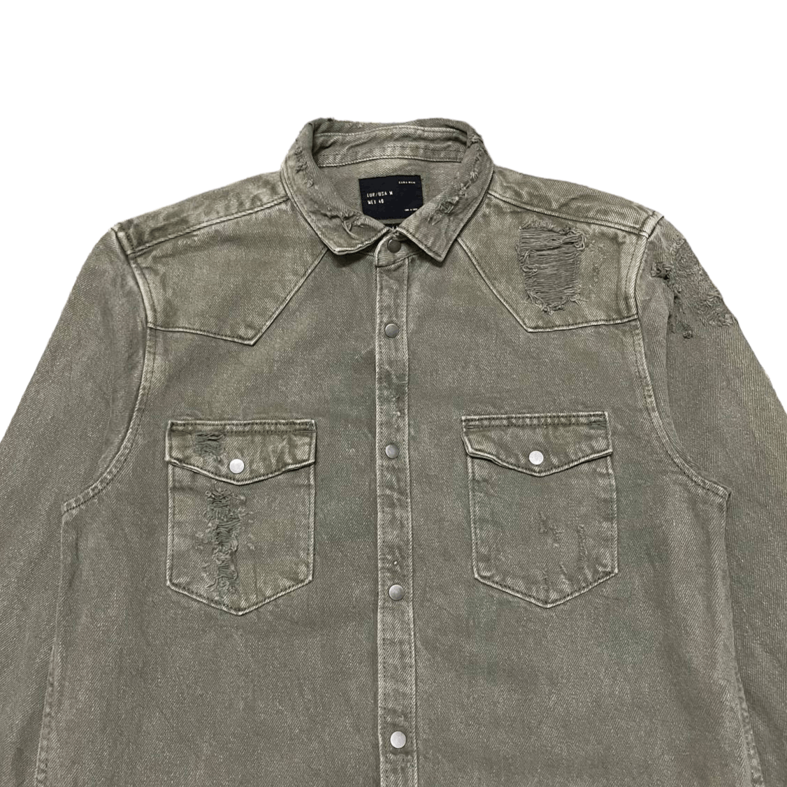 Vintage Zara Men Relaxing Fit Trashed Inspired Undercover - 2