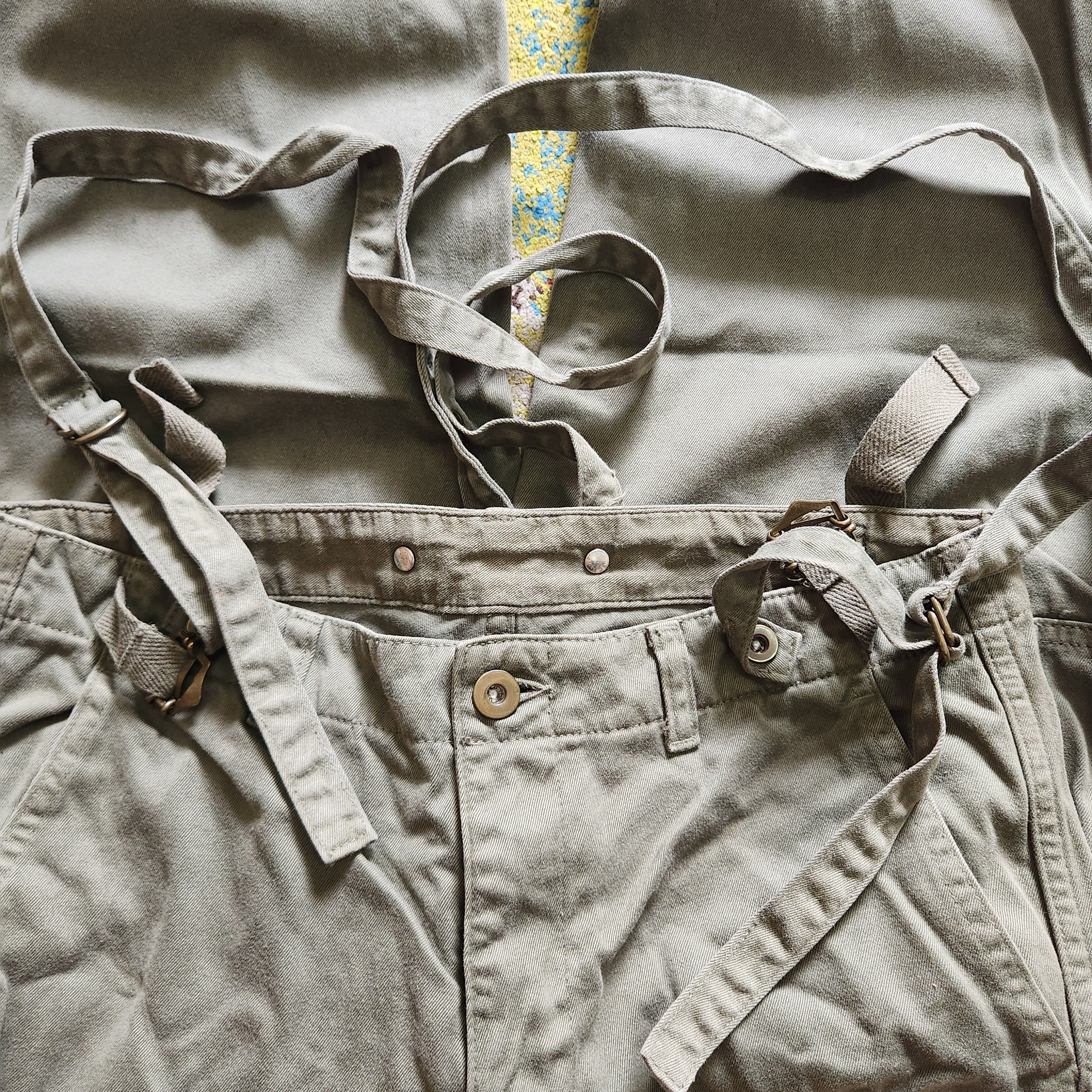 Military - Bondage Cargo Pants With Pockets Army Type - 7