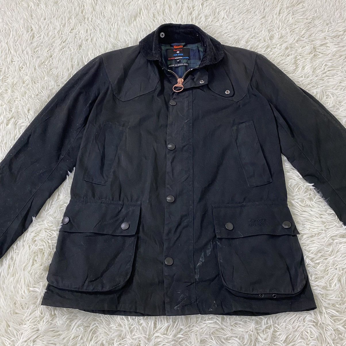 BARBOUR X JACK SPADE WAX HAUNTING JACKET - 4