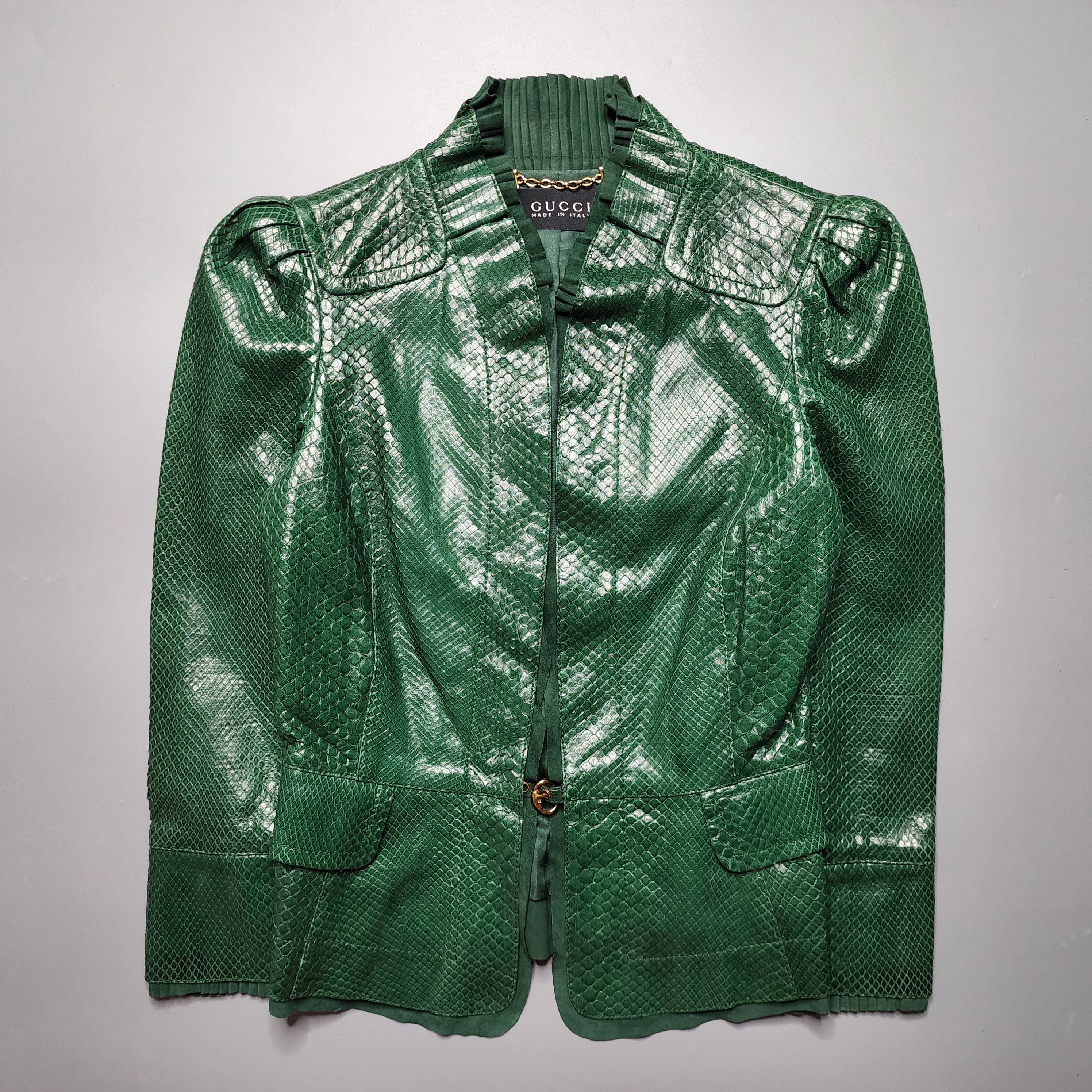 Gucci - SS06 Runway Phyton Leather Jacket - 2