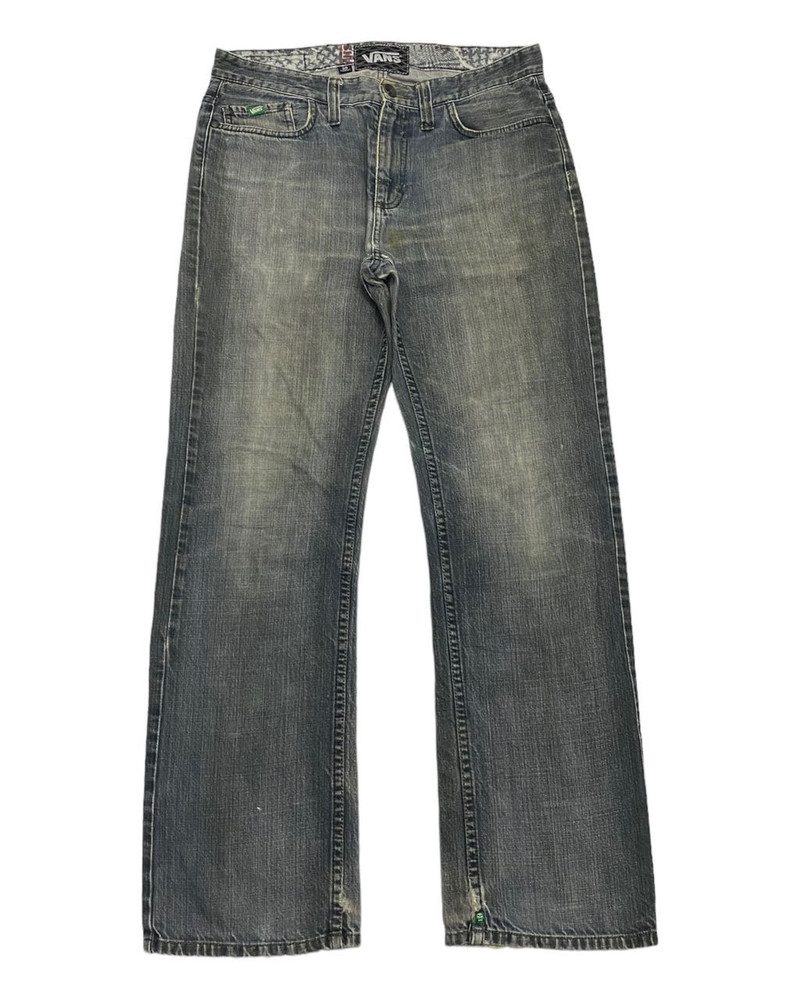 RUSTY🔥RARE VANS DISTRESSED DENIM JEANS SKATEBOARD - 1