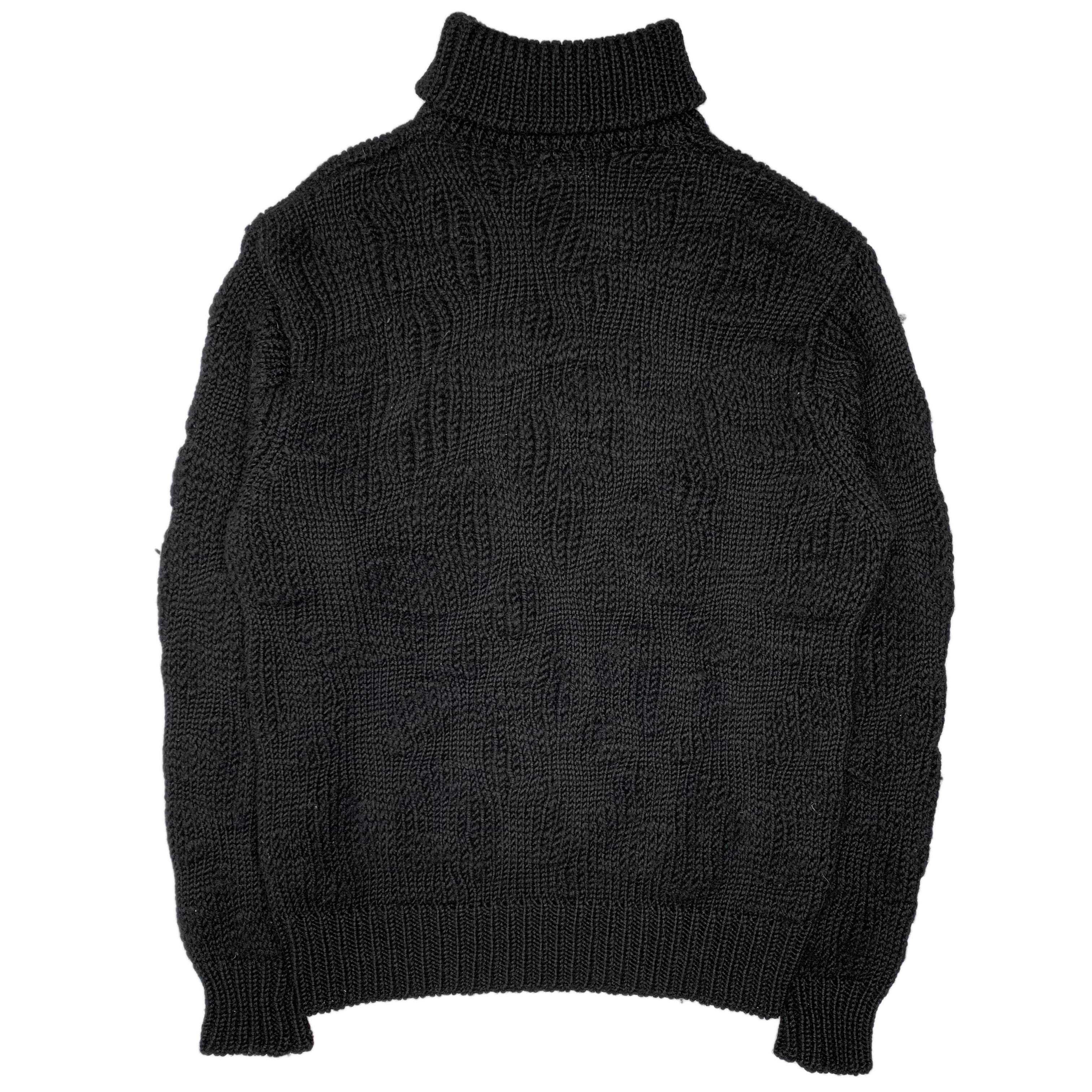 AW98 Distortion Knit Wool Turtleneck Sweater - 2