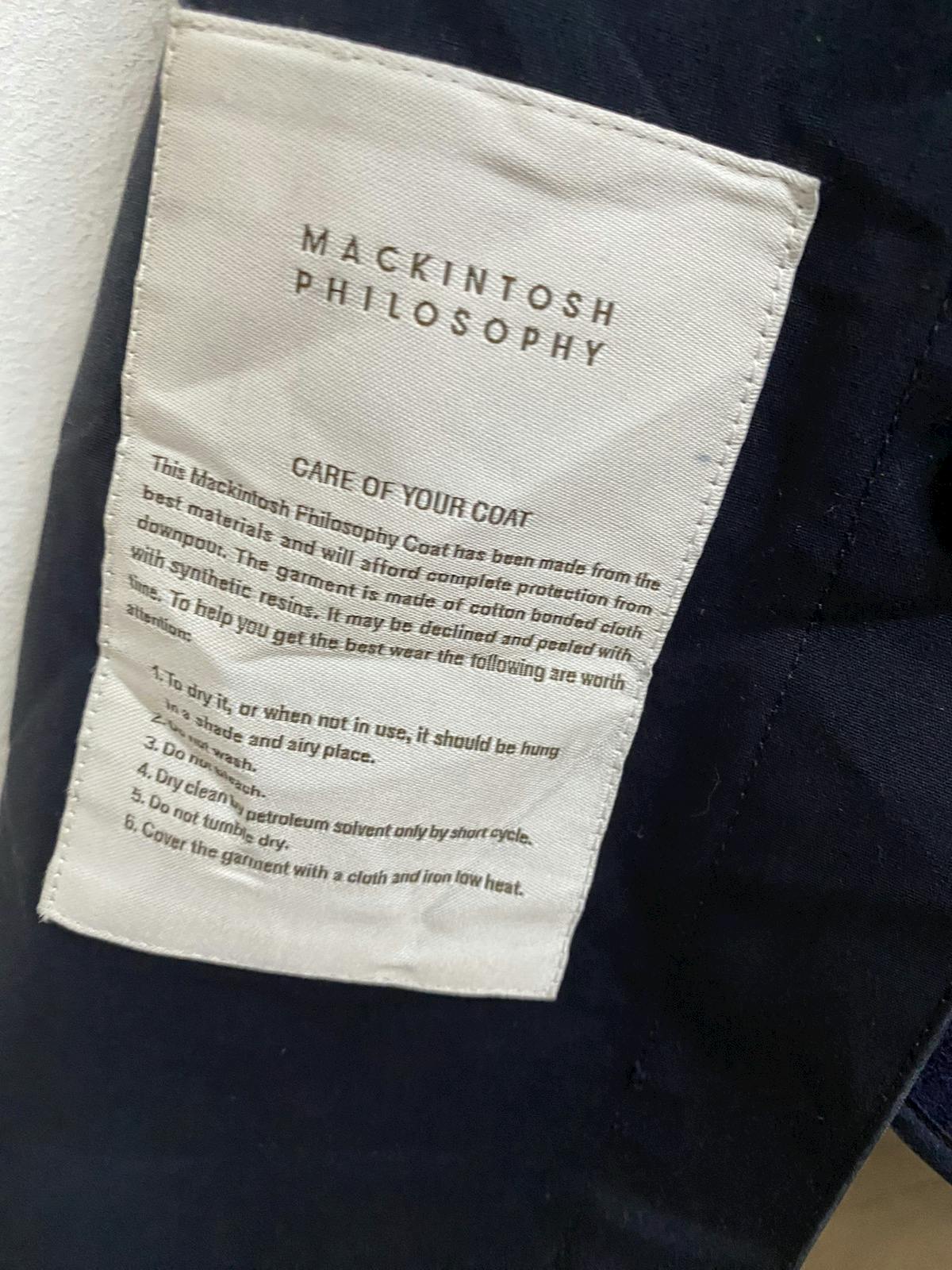 Mackintosh Philosophy Cotton Rubber Waterproof Long Coat - 8