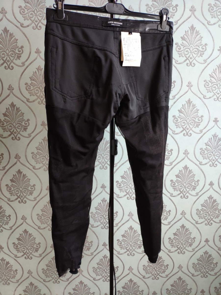 Junya Watanabe - AD2014 Black patchwork double layered pants - 6