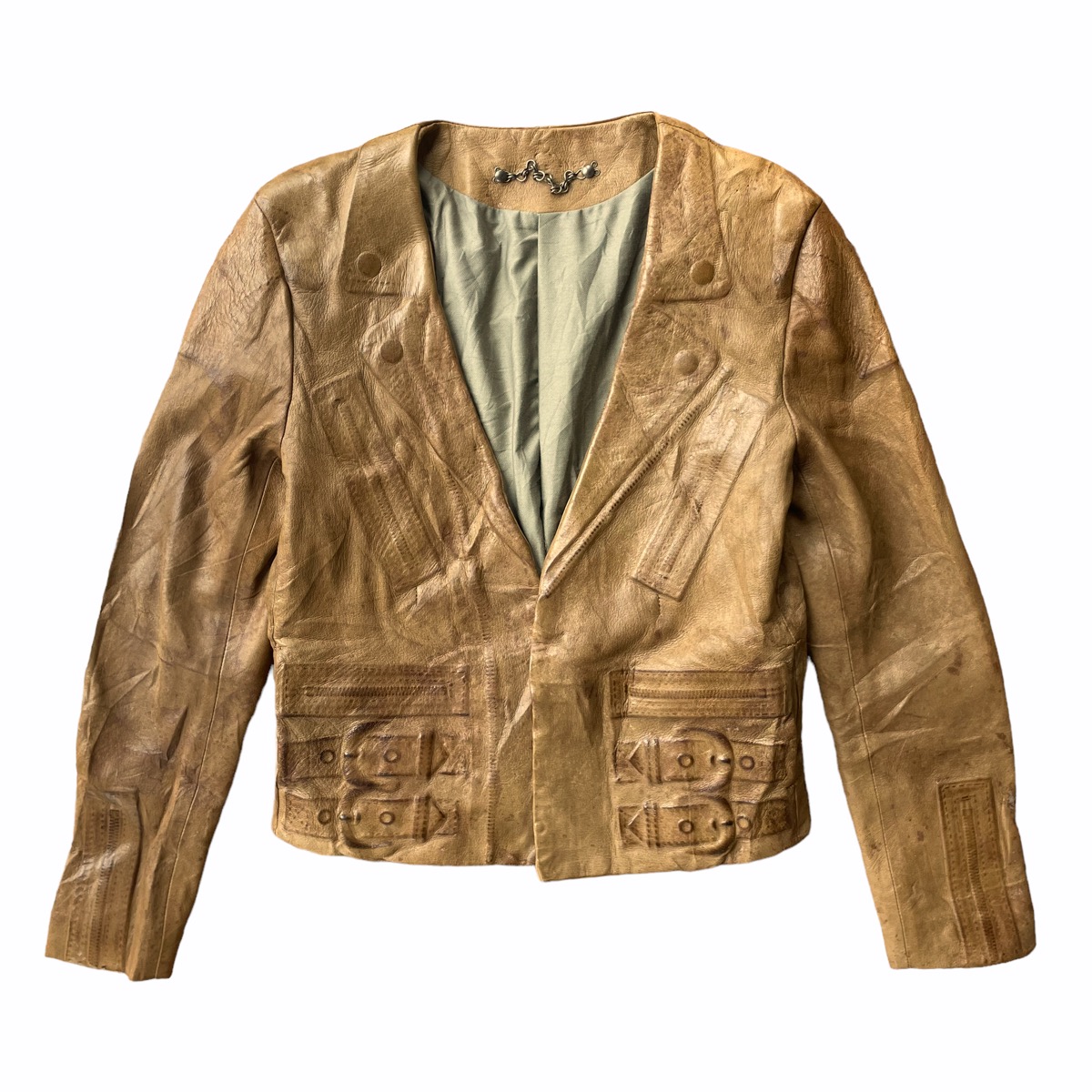 🔥 MIHARAYASUHIRO BIKER SHEEPSKIN JACKET - 1