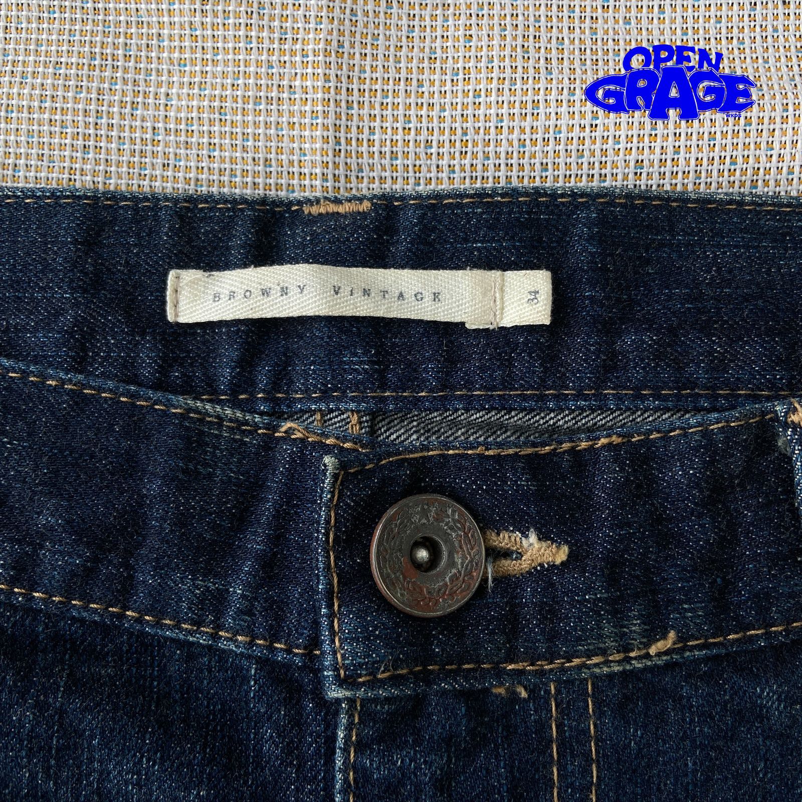 Browny Vintage Selvedge Denim Pants  - 6