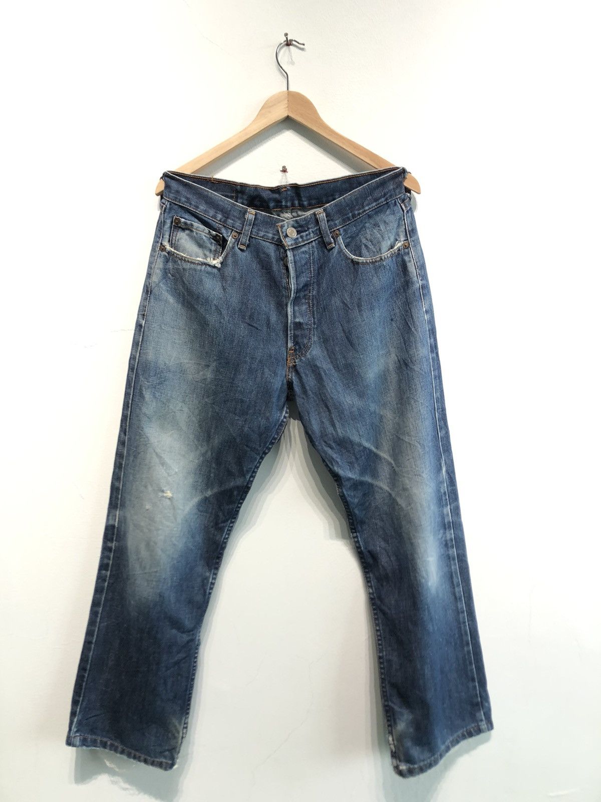 Vintage Levis 502 Distressed Denim - 1