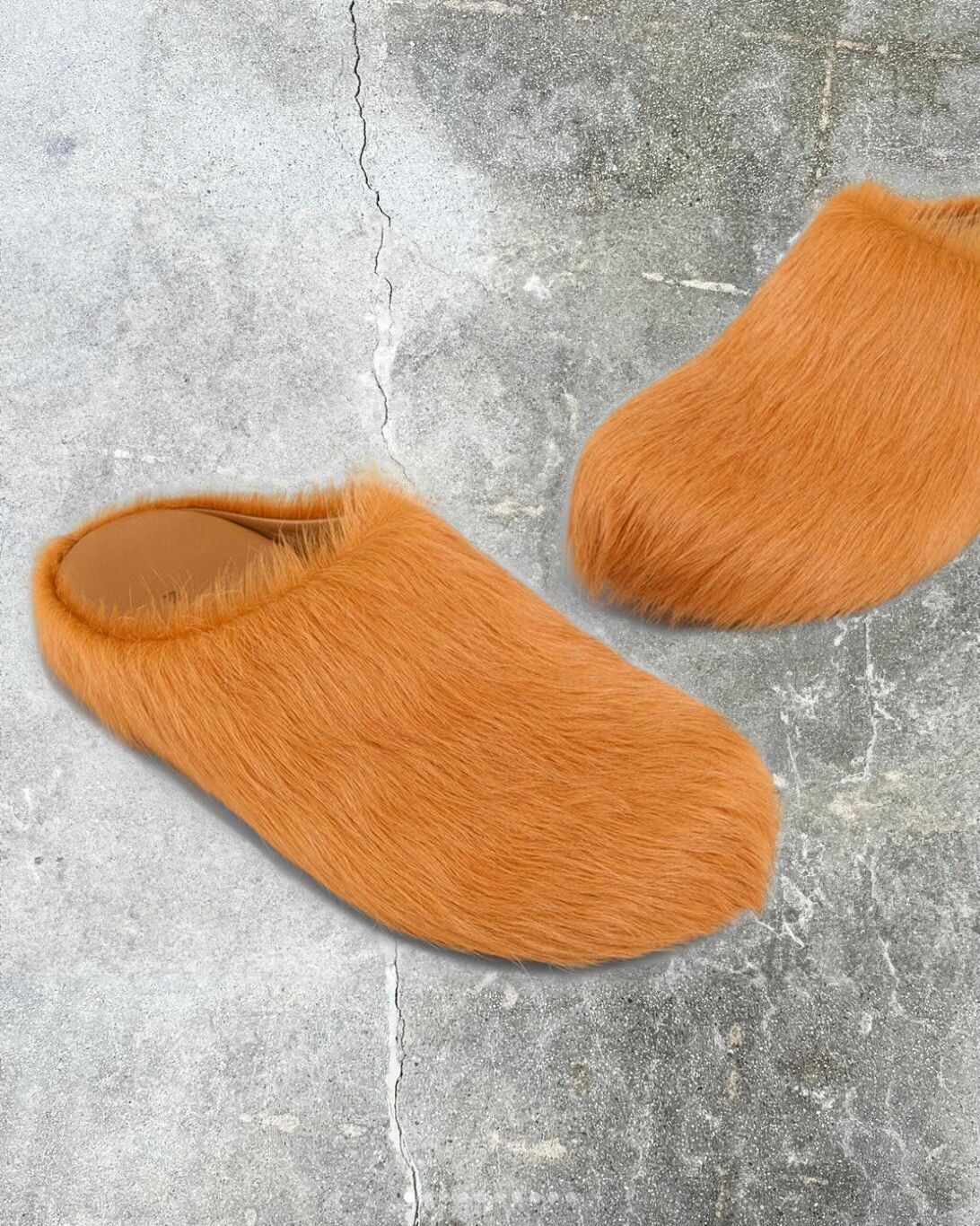 Orange Fussbett Sabot Loafers - 3