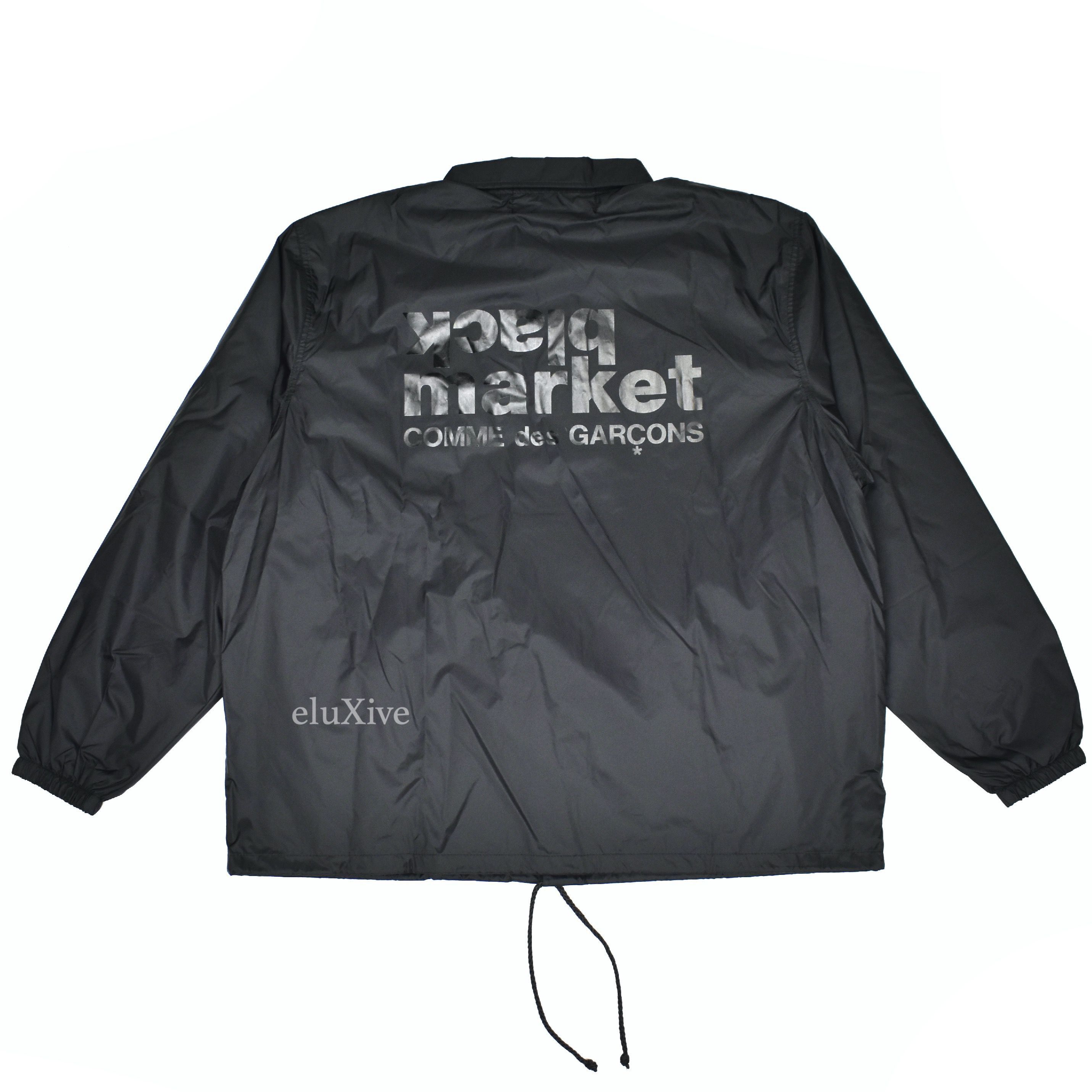 CDG Black Market NYFW 2022 Nylon Coach's Jacket DS - 1