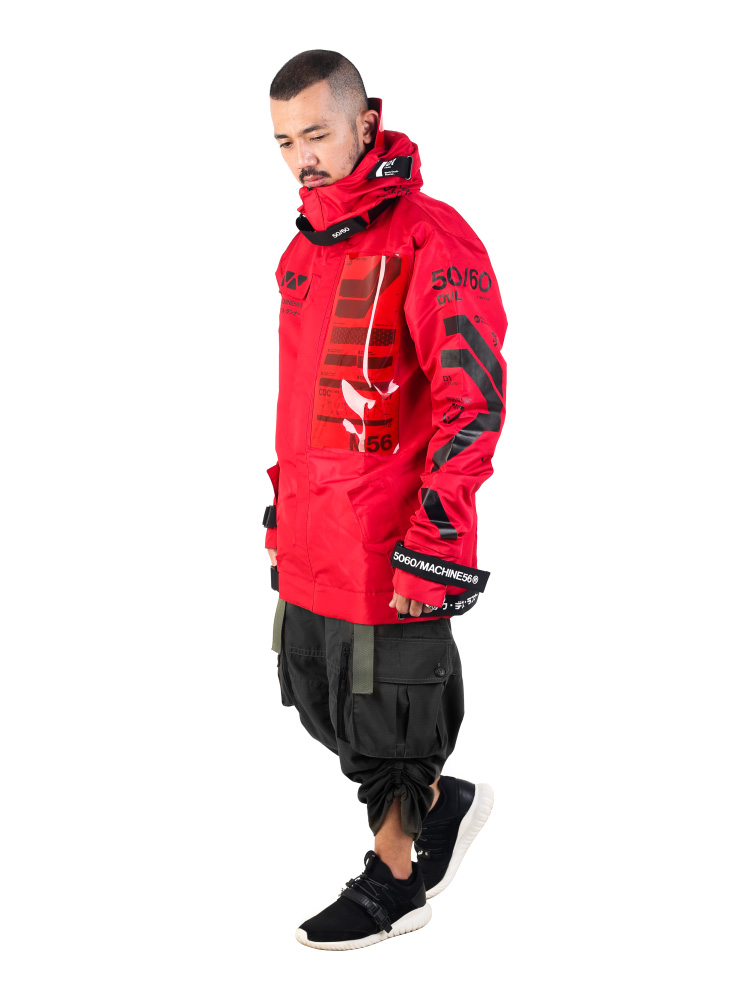 MACHINE56™ M56®BD7-V2/RD RED PARKA  ./©2020_ ブラック・デス・ランナー - 7